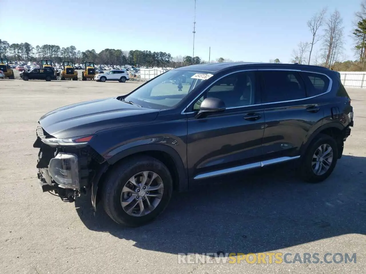 1 Photograph of a damaged car 5NMS3CAD3LH190304 HYUNDAI SANTA FE 2020