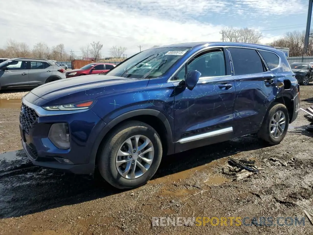 1 Photograph of a damaged car 5NMS3CAD3LH205285 HYUNDAI SANTA FE 2020