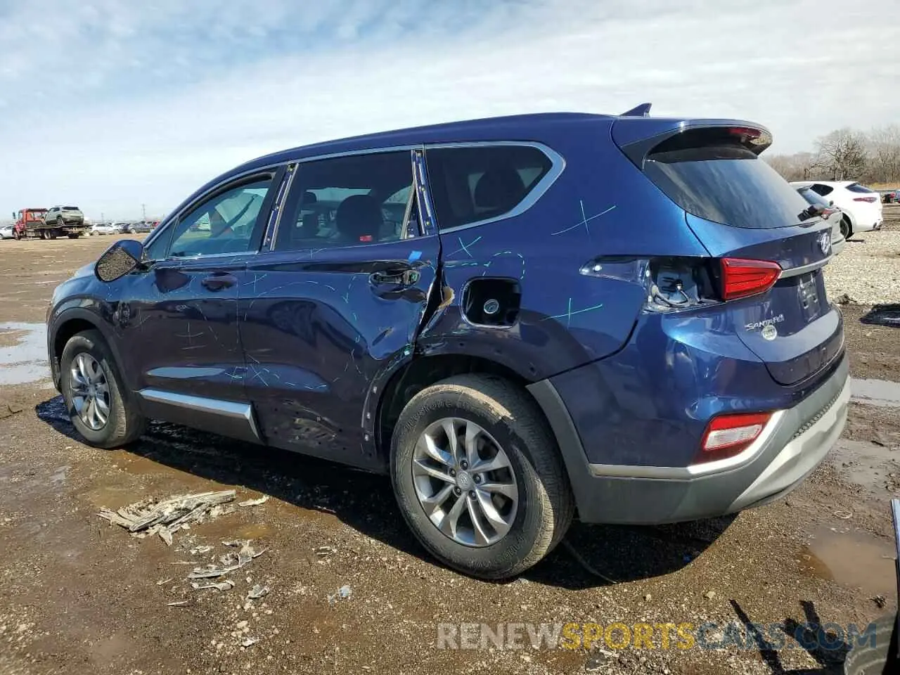 2 Photograph of a damaged car 5NMS3CAD3LH205285 HYUNDAI SANTA FE 2020