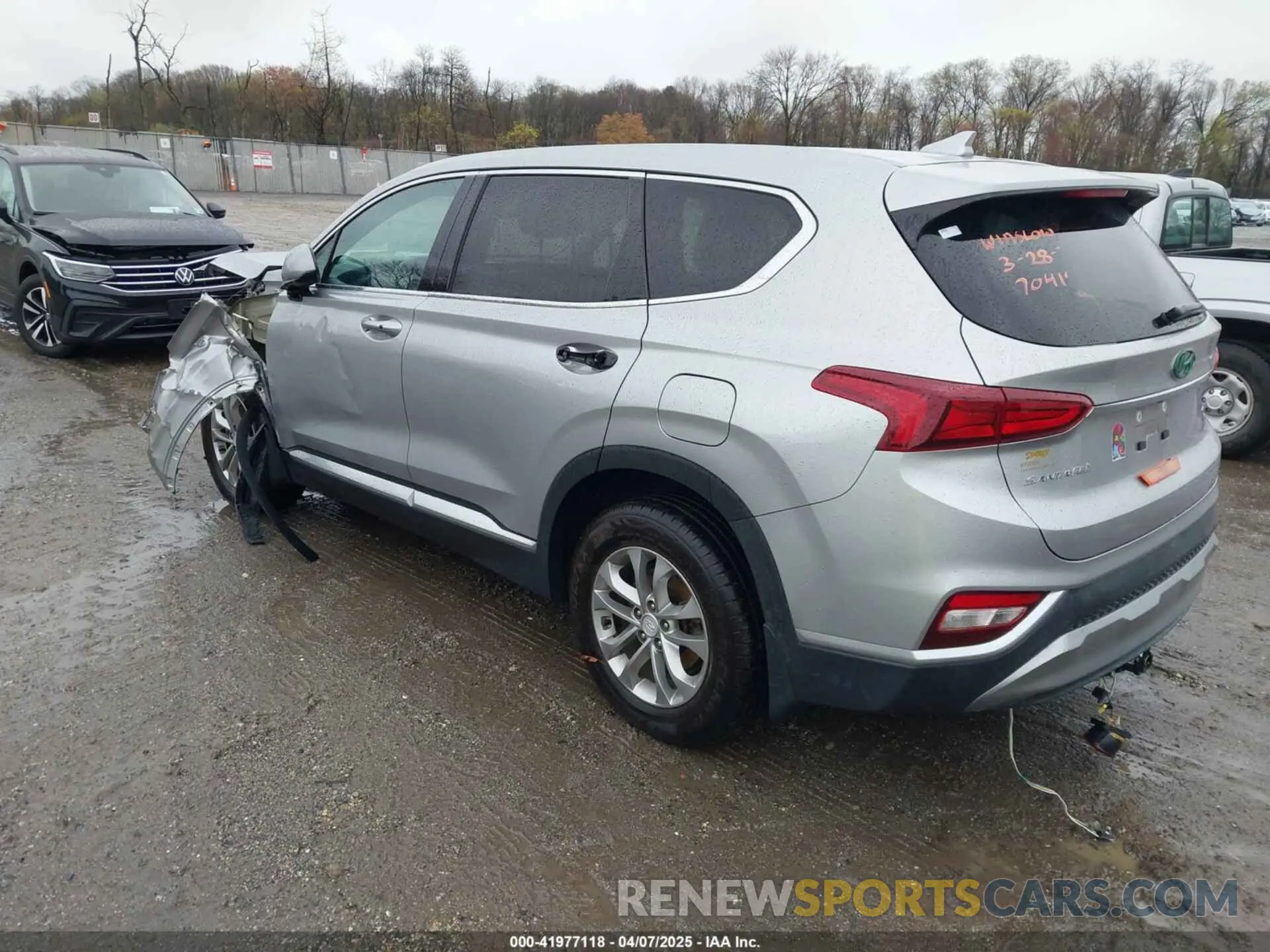 3 Photograph of a damaged car 5NMS3CAD3LH291326 HYUNDAI SANTA FE 2020