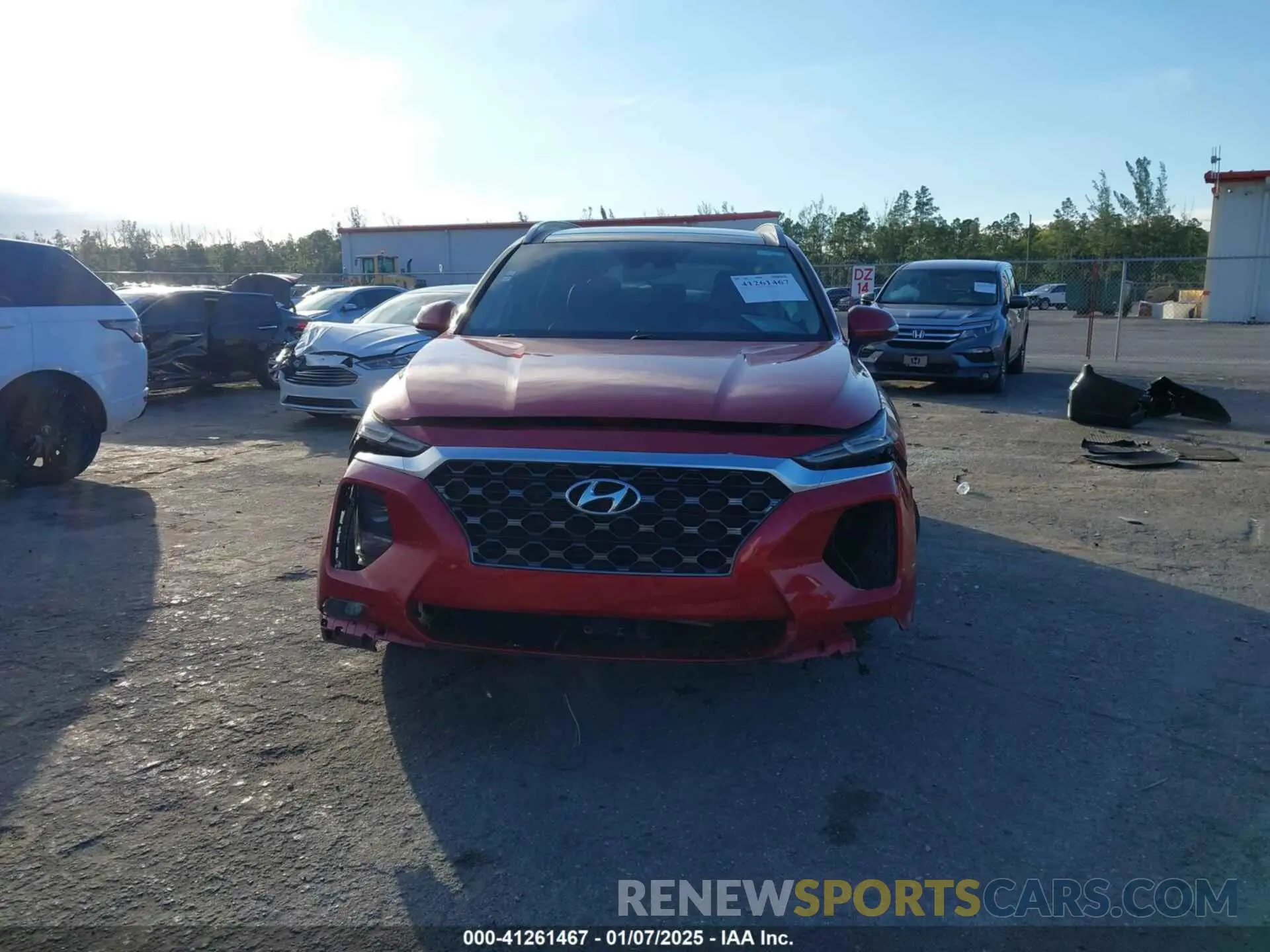 6 Photograph of a damaged car 5NMS3CAD4LH164245 HYUNDAI SANTA FE 2020