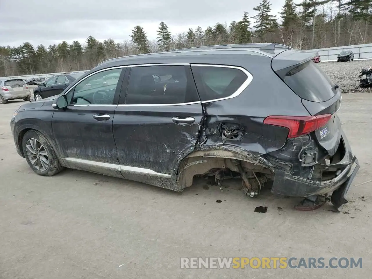 2 Photograph of a damaged car 5NMS3CAD4LH200712 HYUNDAI SANTA FE 2020