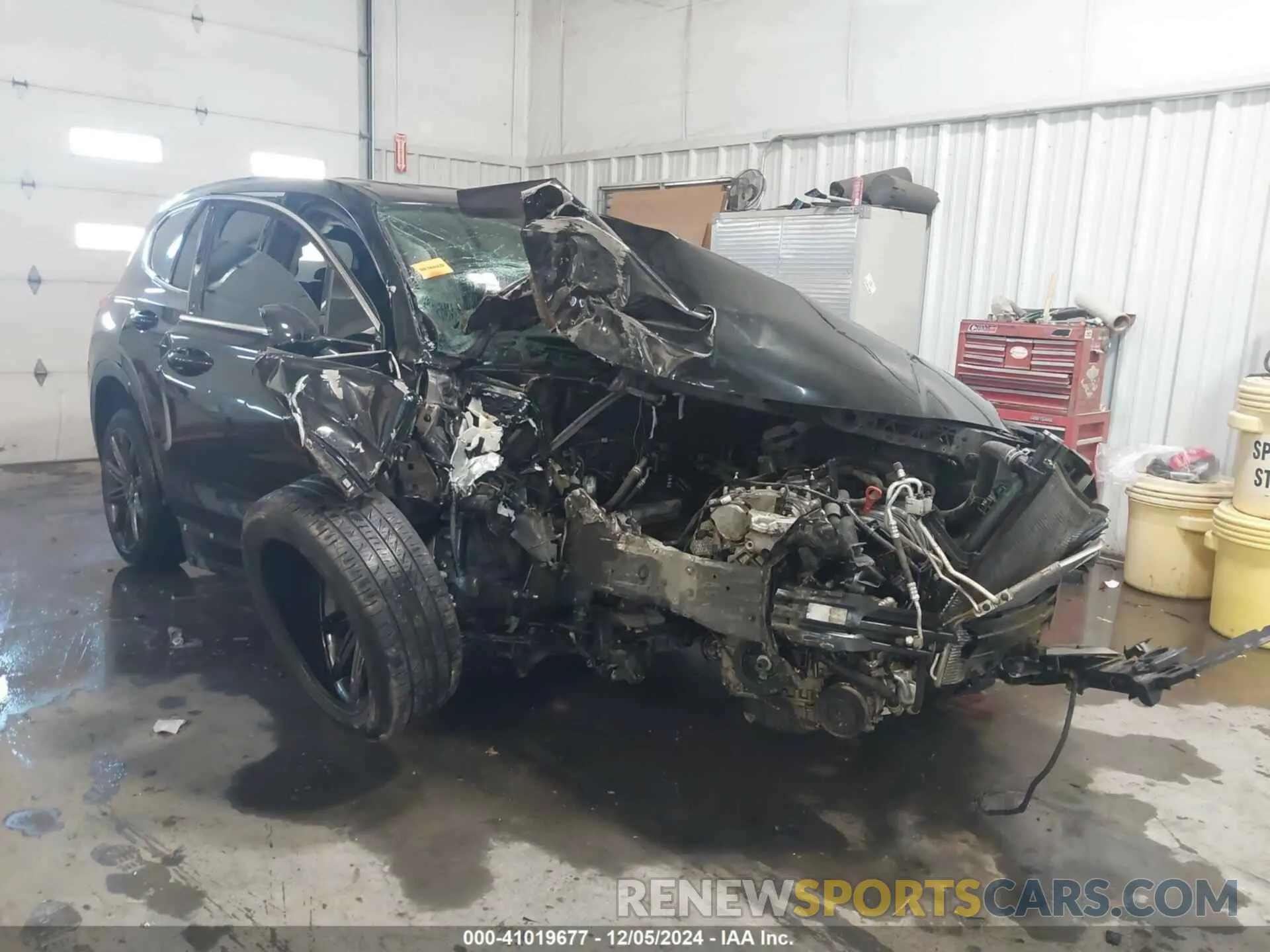 1 Photograph of a damaged car 5NMS3CAD4LH230096 HYUNDAI SANTA FE 2020