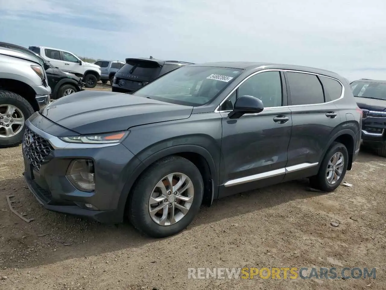 1 Photograph of a damaged car 5NMS3CAD4LH256973 HYUNDAI SANTA FE 2020