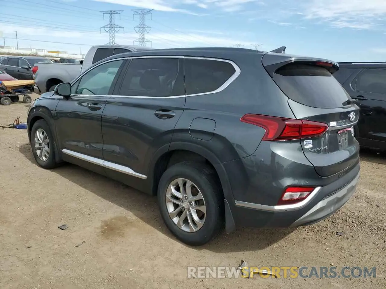2 Photograph of a damaged car 5NMS3CAD4LH256973 HYUNDAI SANTA FE 2020