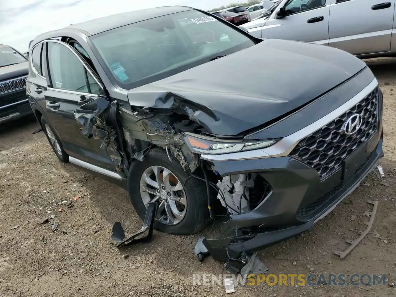 4 Photograph of a damaged car 5NMS3CAD4LH256973 HYUNDAI SANTA FE 2020