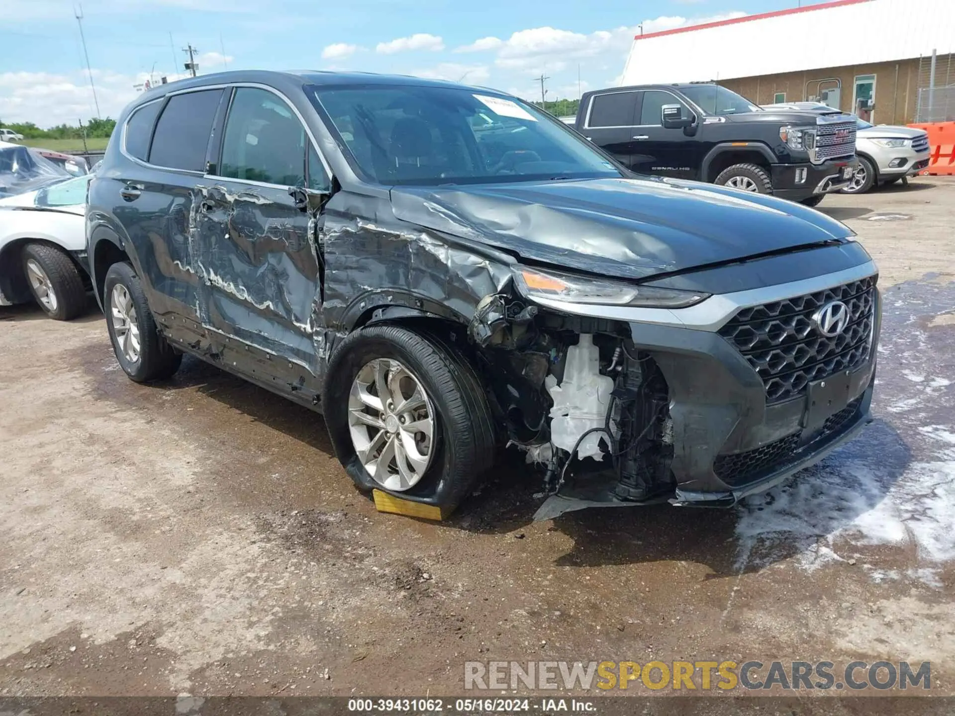 1 Photograph of a damaged car 5NMS3CAD5LH256335 HYUNDAI SANTA FE 2020