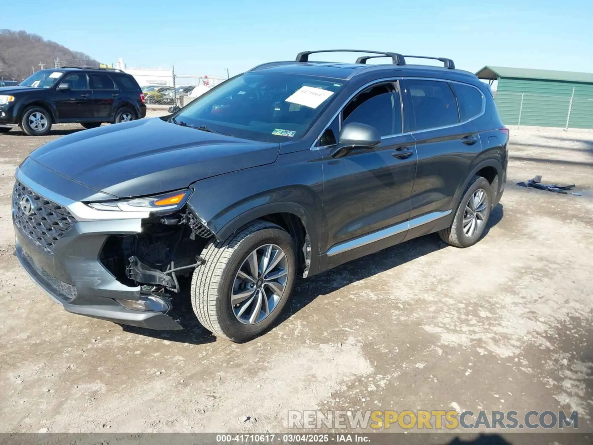 2 Photograph of a damaged car 5NMS3CAD6LH156003 HYUNDAI SANTA FE 2020