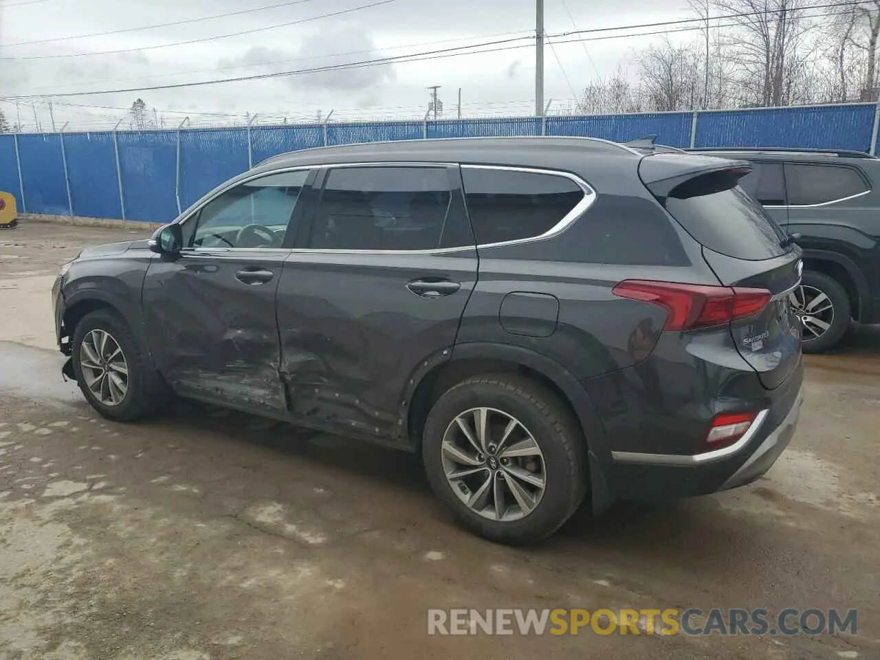 2 Photograph of a damaged car 5NMS3CAD6LH218743 HYUNDAI SANTA FE 2020