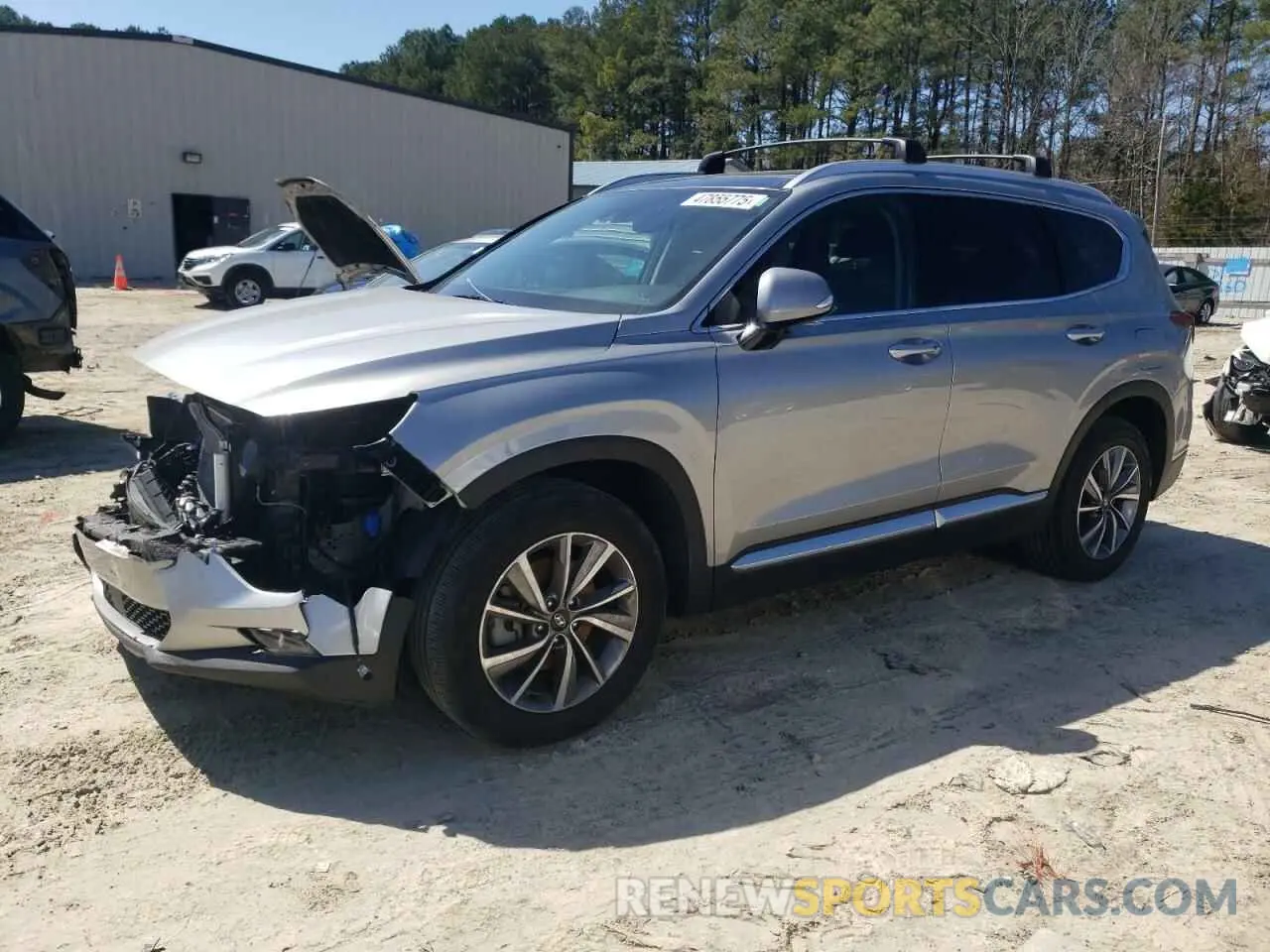 1 Photograph of a damaged car 5NMS3CAD6LH246817 HYUNDAI SANTA FE 2020