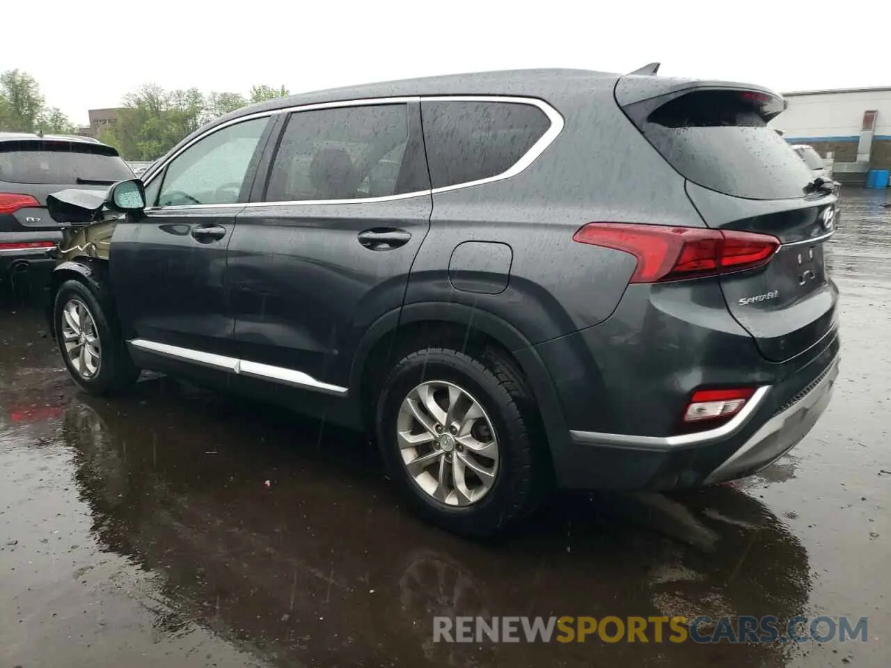 2 Photograph of a damaged car 5NMS3CAD7LH211820 HYUNDAI SANTA FE 2020