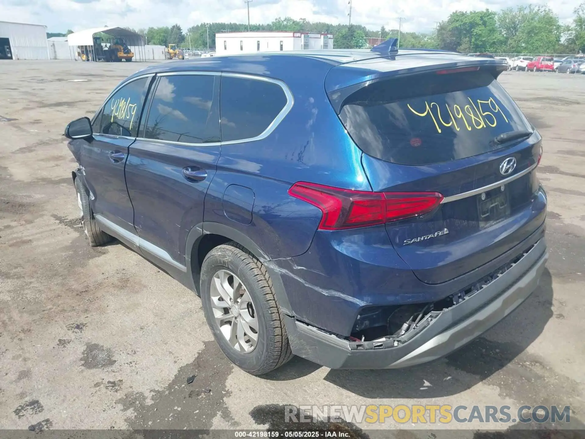 3 Photograph of a damaged car 5NMS3CAD7LH238404 HYUNDAI SANTA FE 2020