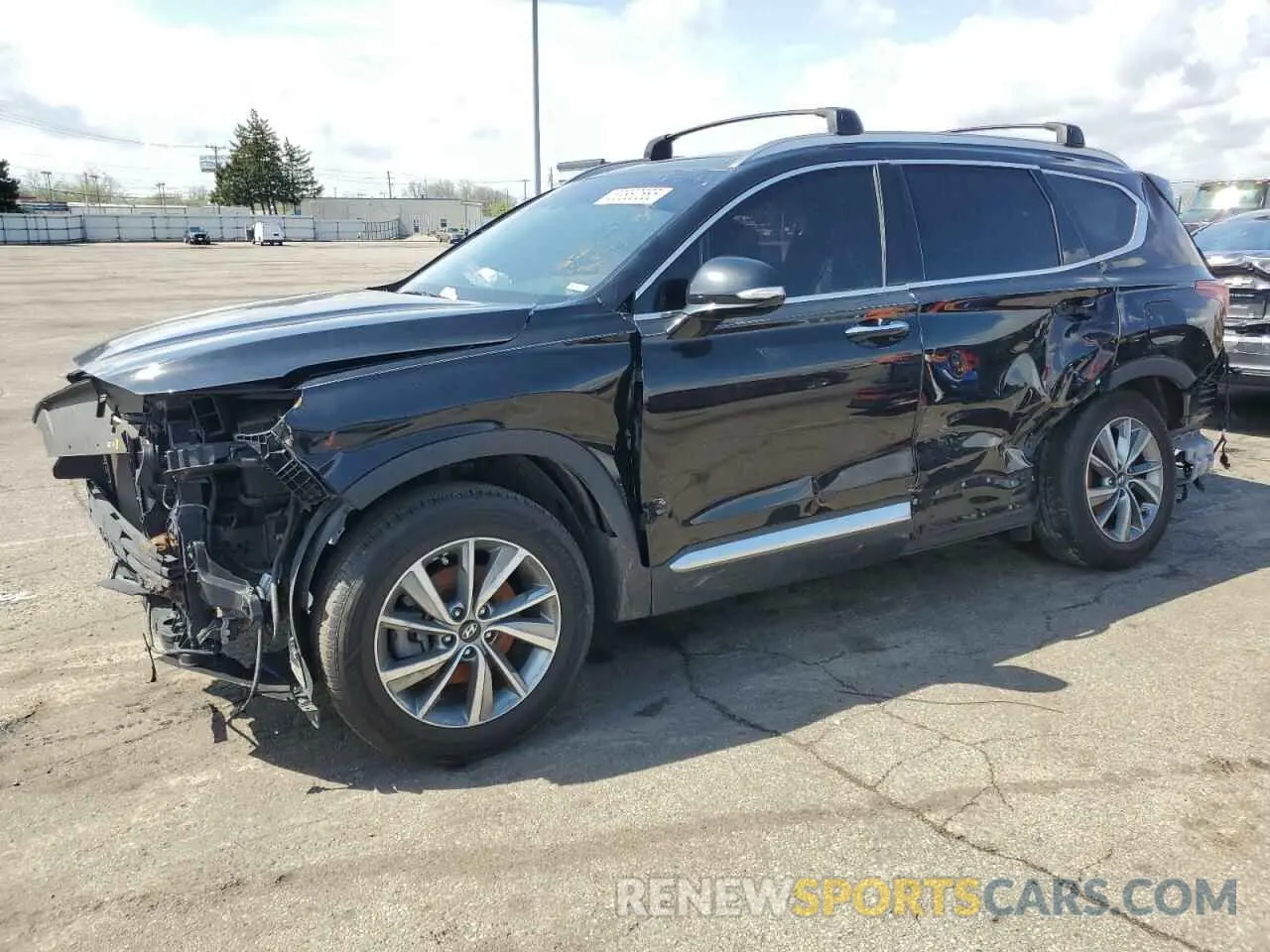 1 Photograph of a damaged car 5NMS3CAD8LH131863 HYUNDAI SANTA FE 2020