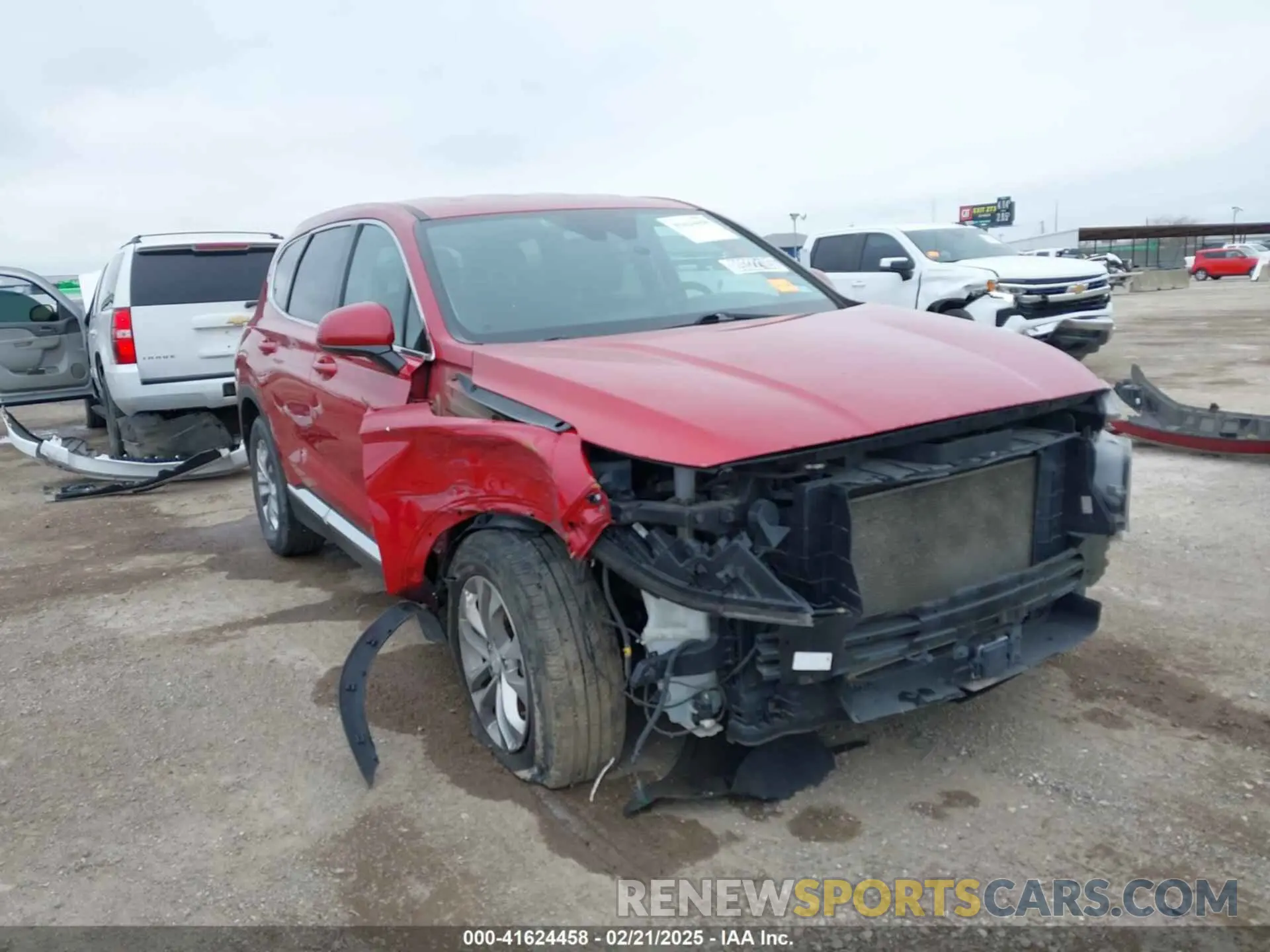 6 Photograph of a damaged car 5NMS3CAD8LH138165 HYUNDAI SANTA FE 2020