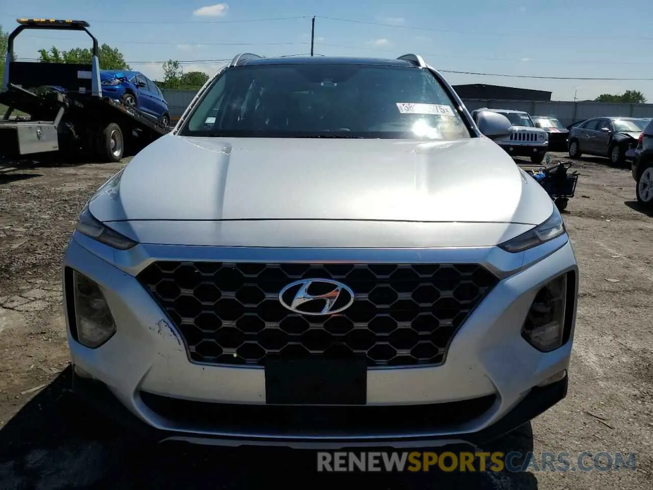 5 Photograph of a damaged car 5NMS3CAD8LH150221 HYUNDAI SANTA FE 2020