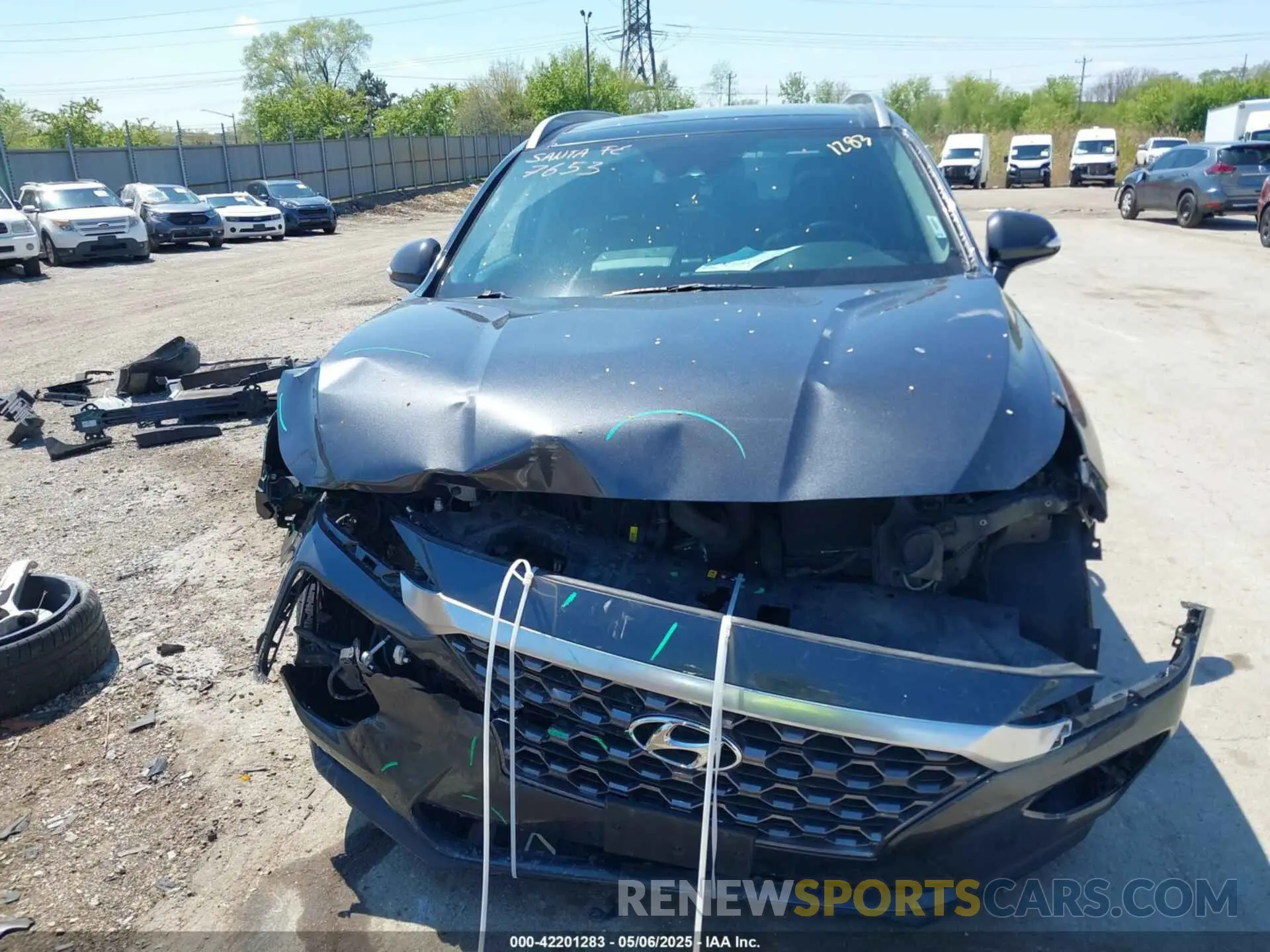 13 Photograph of a damaged car 5NMS3CAD8LH217030 HYUNDAI SANTA FE 2020