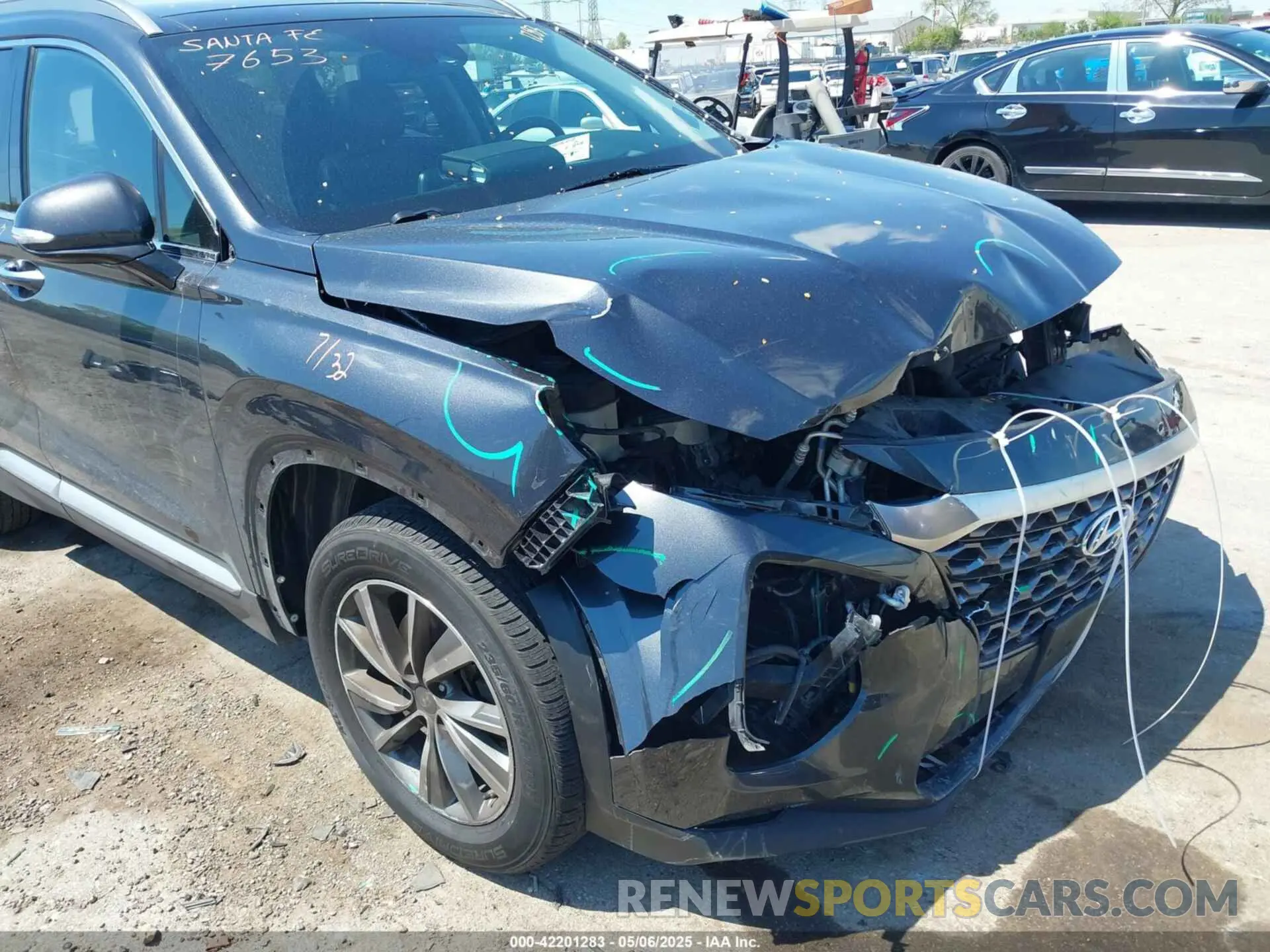 6 Photograph of a damaged car 5NMS3CAD8LH217030 HYUNDAI SANTA FE 2020