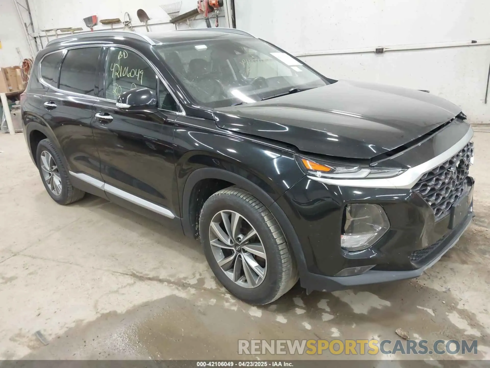 1 Photograph of a damaged car 5NMS3CAD8LH220929 HYUNDAI SANTA FE 2020