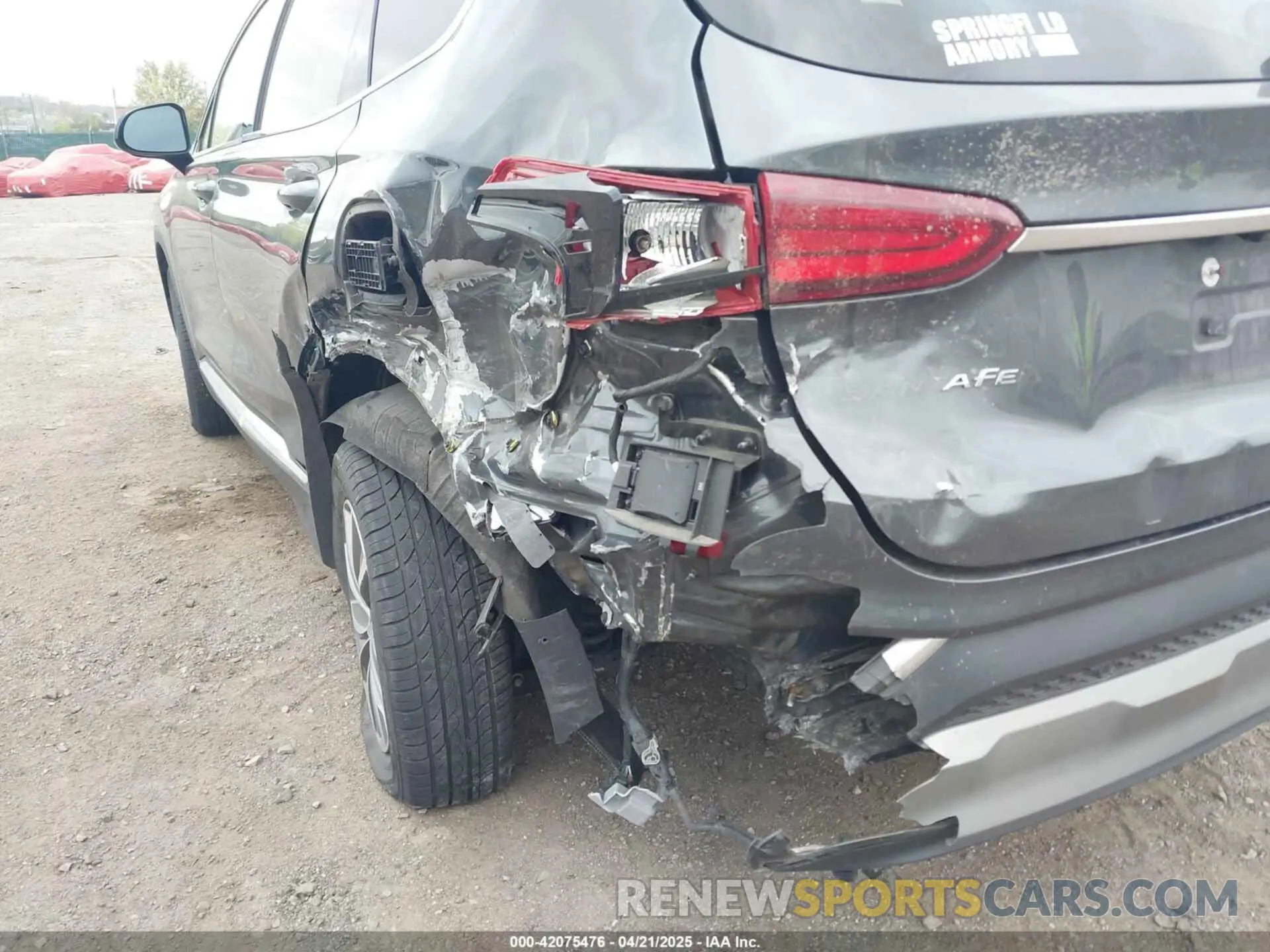 6 Photograph of a damaged car 5NMS3CAD8LH253798 HYUNDAI SANTA FE 2020