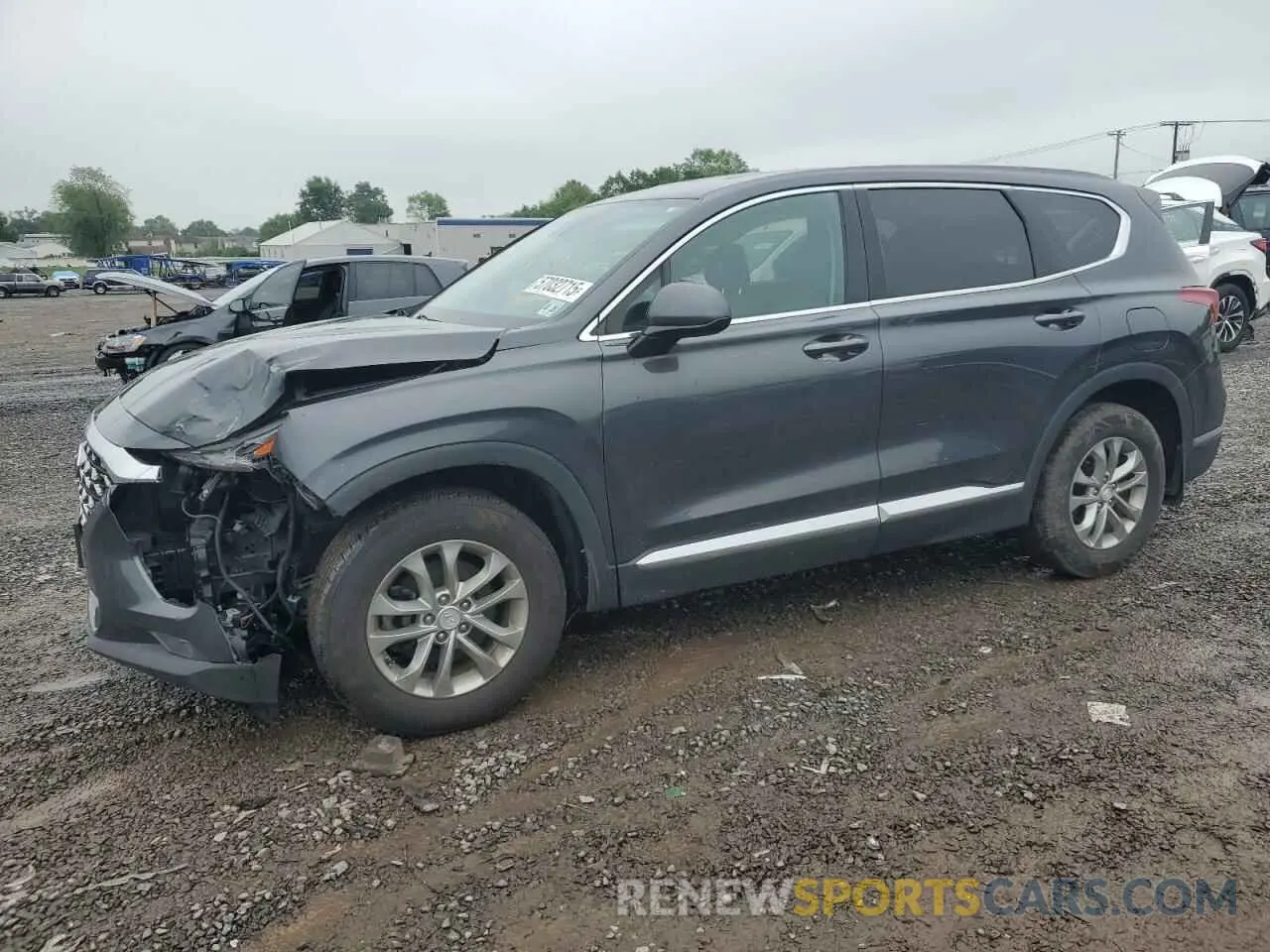 1 Photograph of a damaged car 5NMS3CAD8LH263361 HYUNDAI SANTA FE 2020