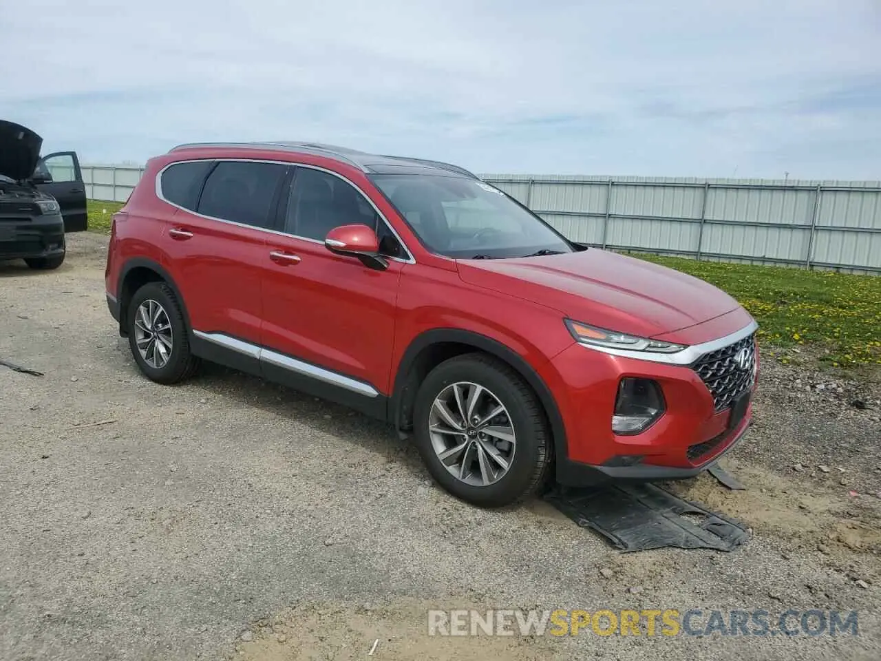 4 Photograph of a damaged car 5NMS3CAD9LH276300 HYUNDAI SANTA FE 2020