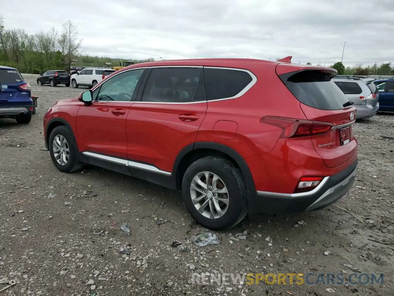 2 Photograph of a damaged car 5NMS3CAD9LH278001 HYUNDAI SANTA FE 2020