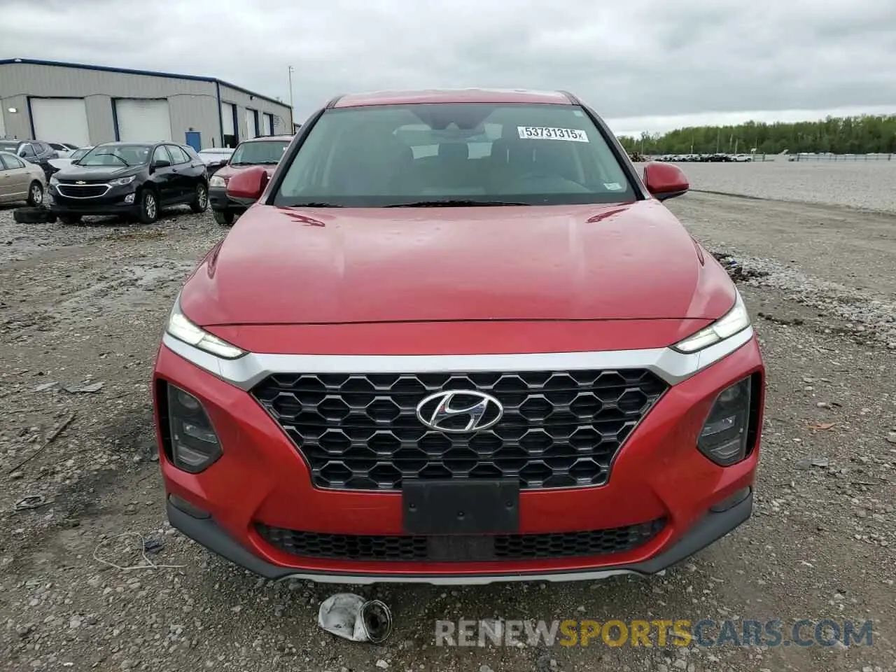 5 Photograph of a damaged car 5NMS3CAD9LH278001 HYUNDAI SANTA FE 2020