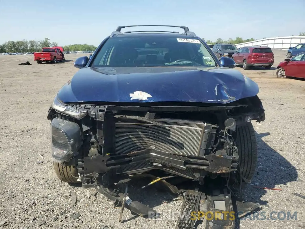 5 Photograph of a damaged car 5NMS3CAD9LH297485 HYUNDAI SANTA FE 2020