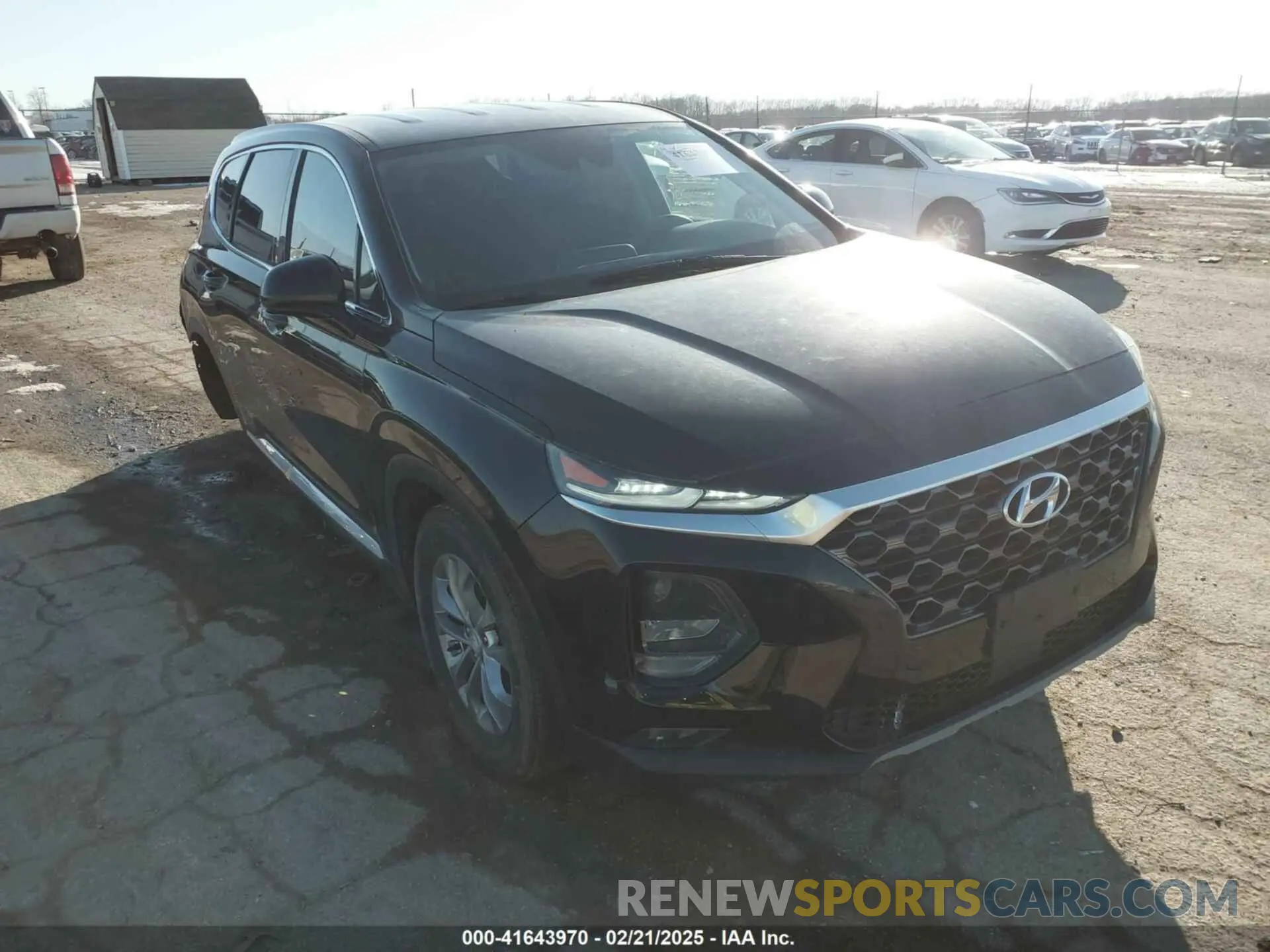 1 Photograph of a damaged car 5NMS3CADXLH156974 HYUNDAI SANTA FE 2020