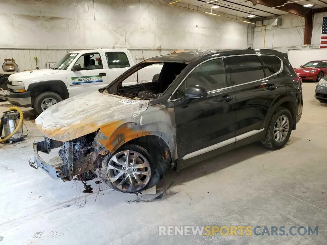 1 Photograph of a damaged car 5NMS3CADXLH168400 HYUNDAI SANTA FE 2020