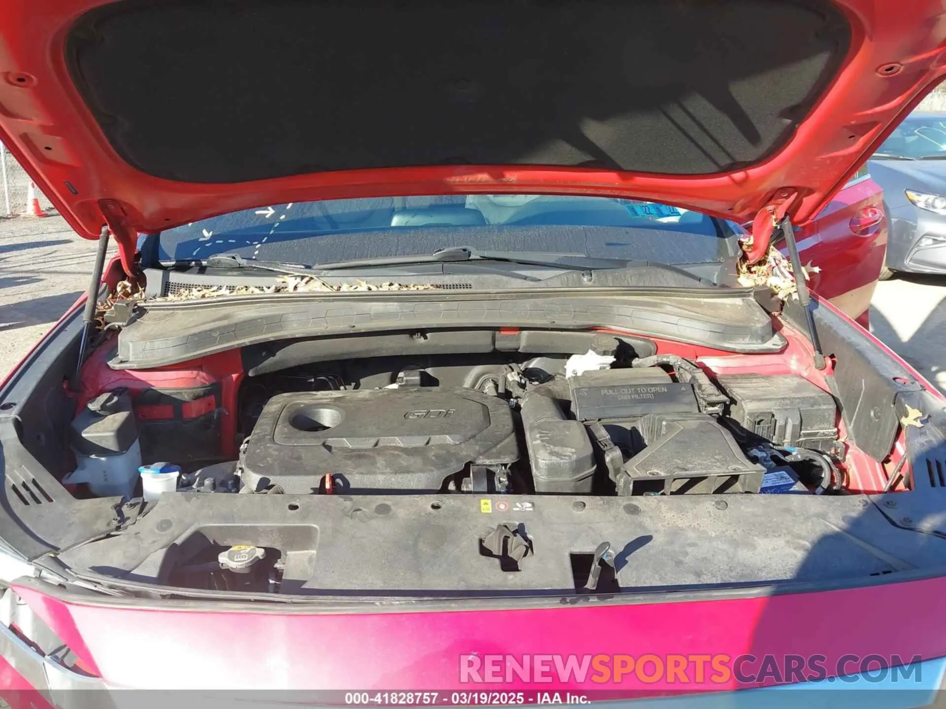 10 Photograph of a damaged car 5NMS3CADXLH231642 HYUNDAI SANTA FE 2020