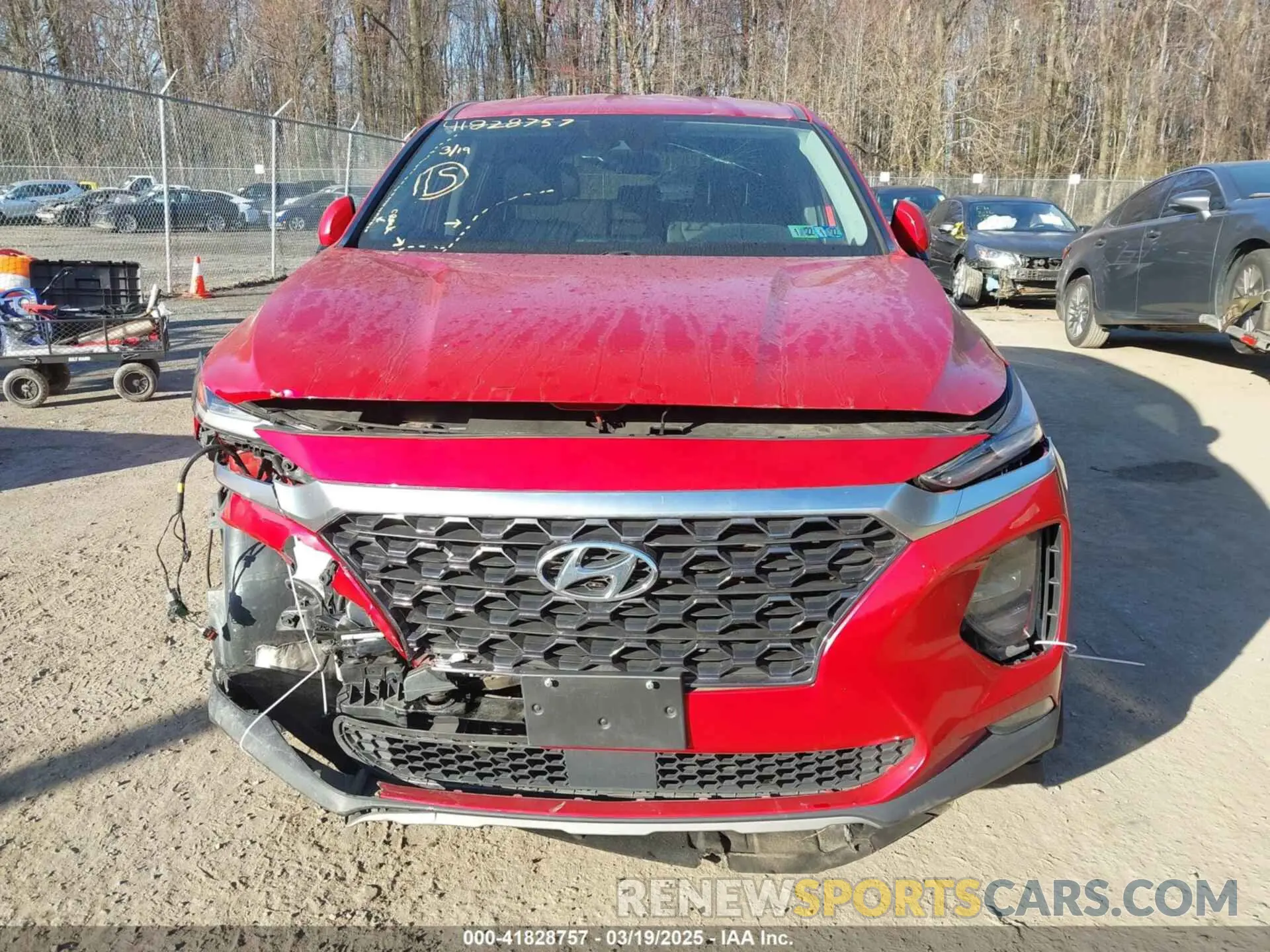 12 Photograph of a damaged car 5NMS3CADXLH231642 HYUNDAI SANTA FE 2020