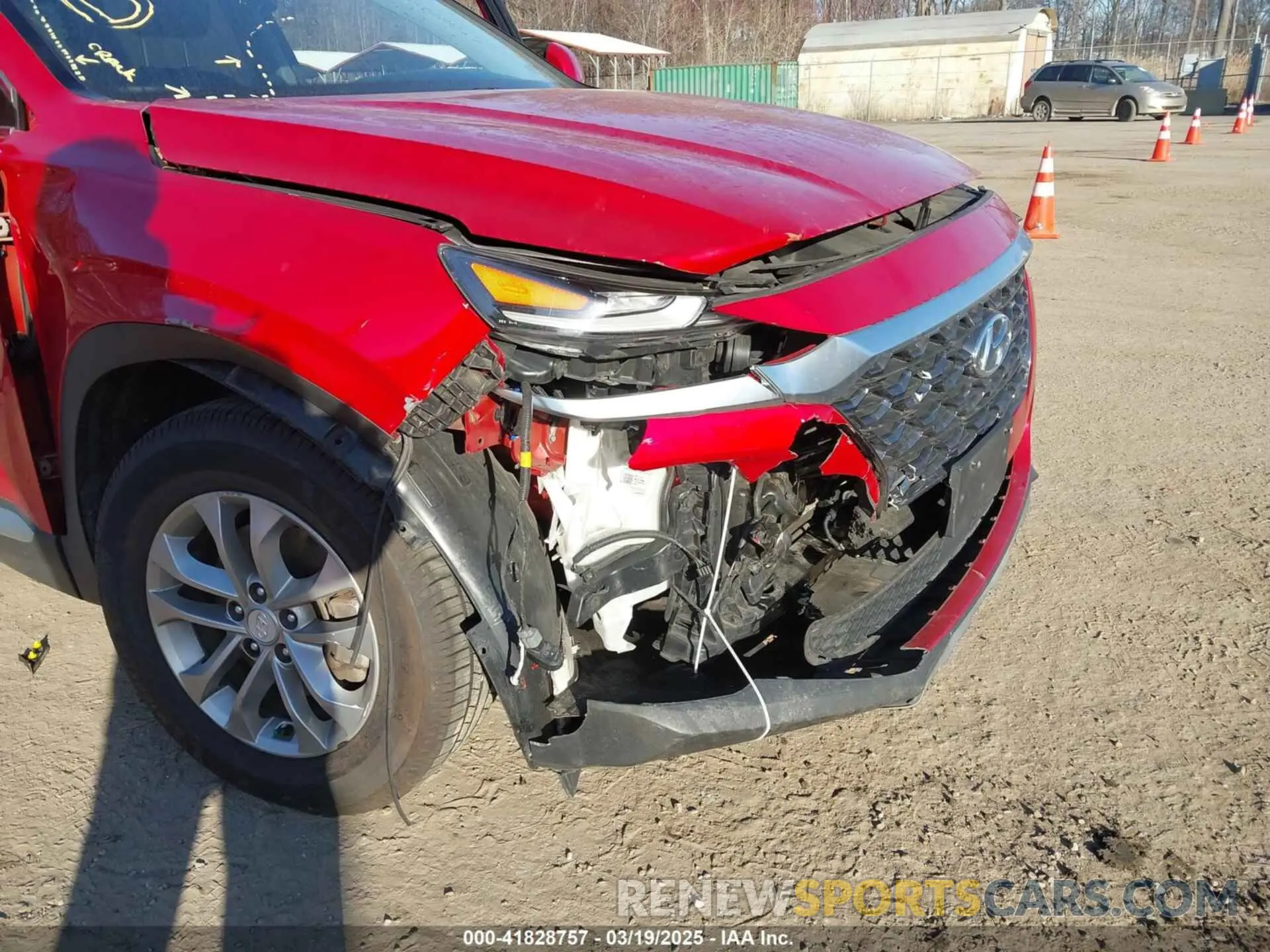 6 Photograph of a damaged car 5NMS3CADXLH231642 HYUNDAI SANTA FE 2020
