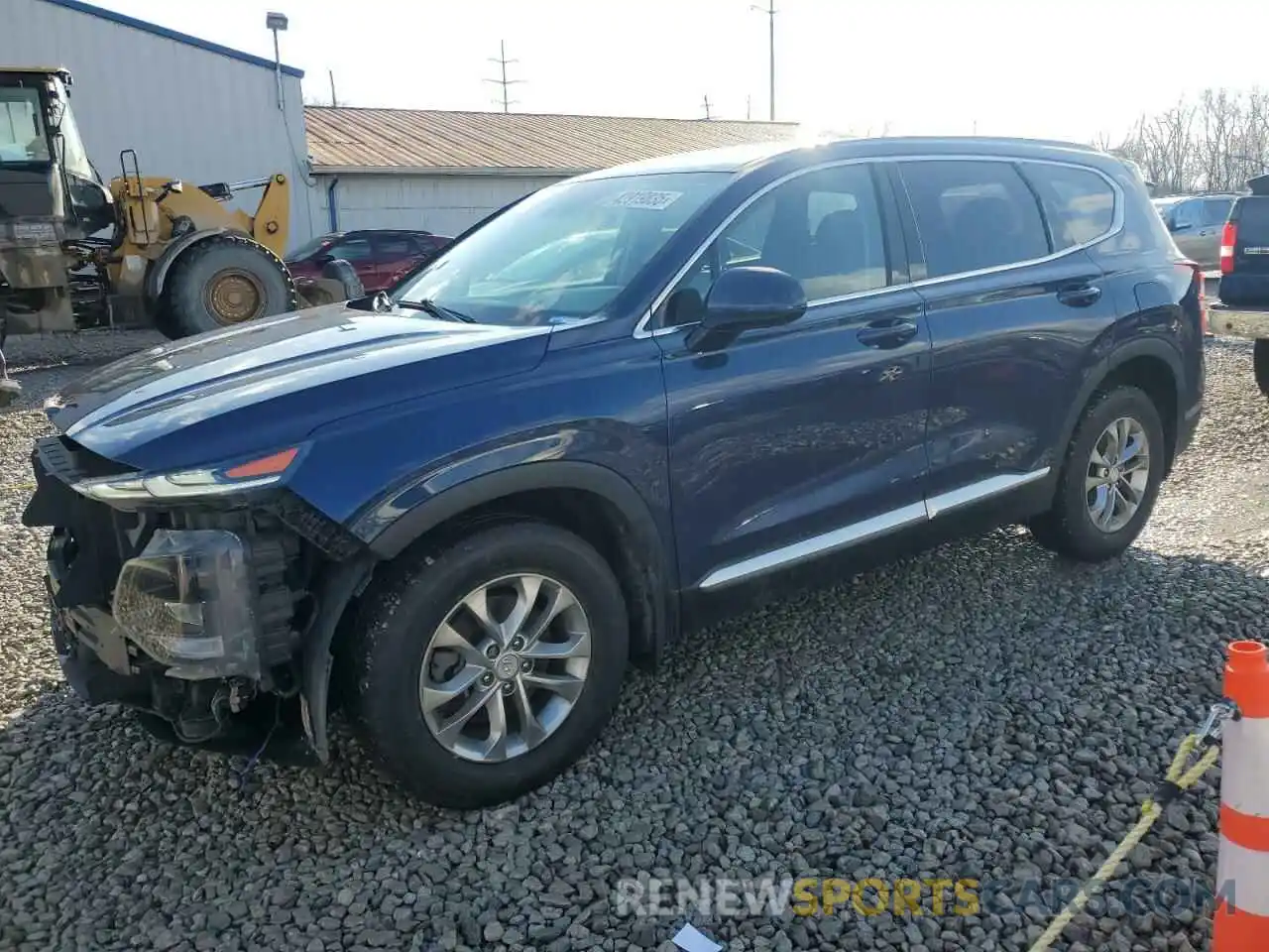 1 Photograph of a damaged car 5NMS3CADXLH238316 HYUNDAI SANTA FE 2020