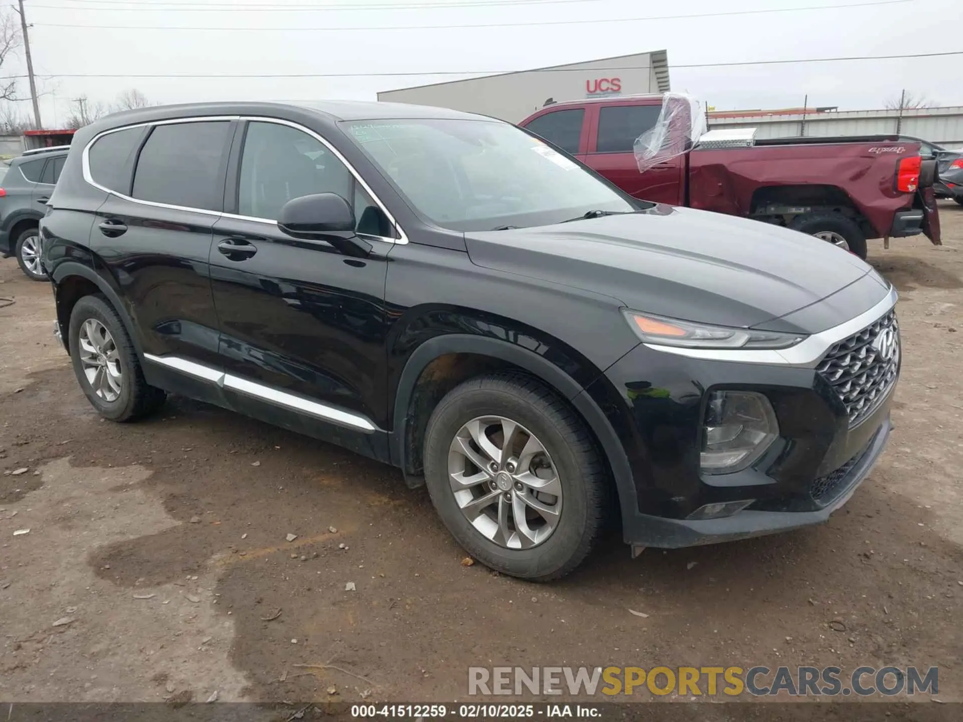 1 Photograph of a damaged car 5NMS3CADXLH238994 HYUNDAI SANTA FE 2020