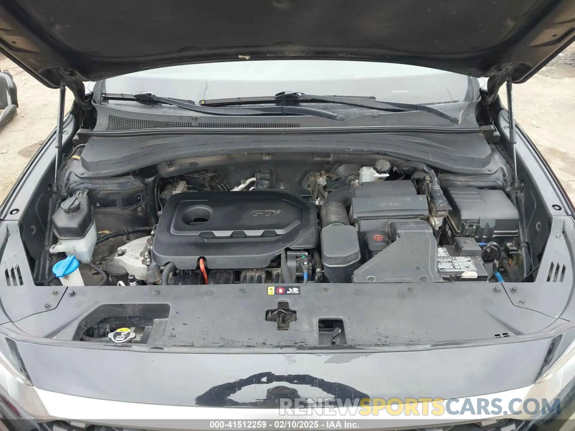 10 Photograph of a damaged car 5NMS3CADXLH238994 HYUNDAI SANTA FE 2020