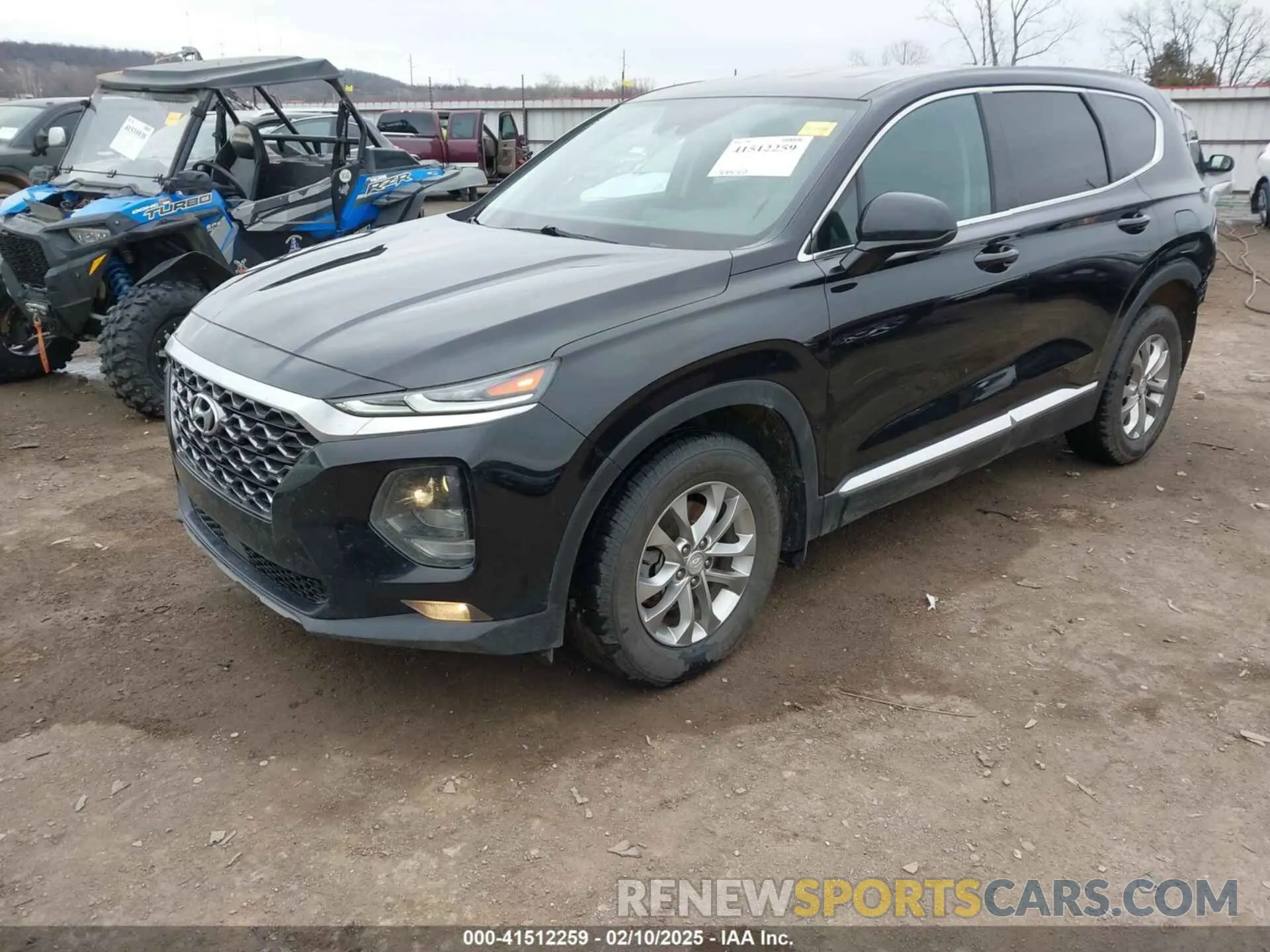 2 Photograph of a damaged car 5NMS3CADXLH238994 HYUNDAI SANTA FE 2020