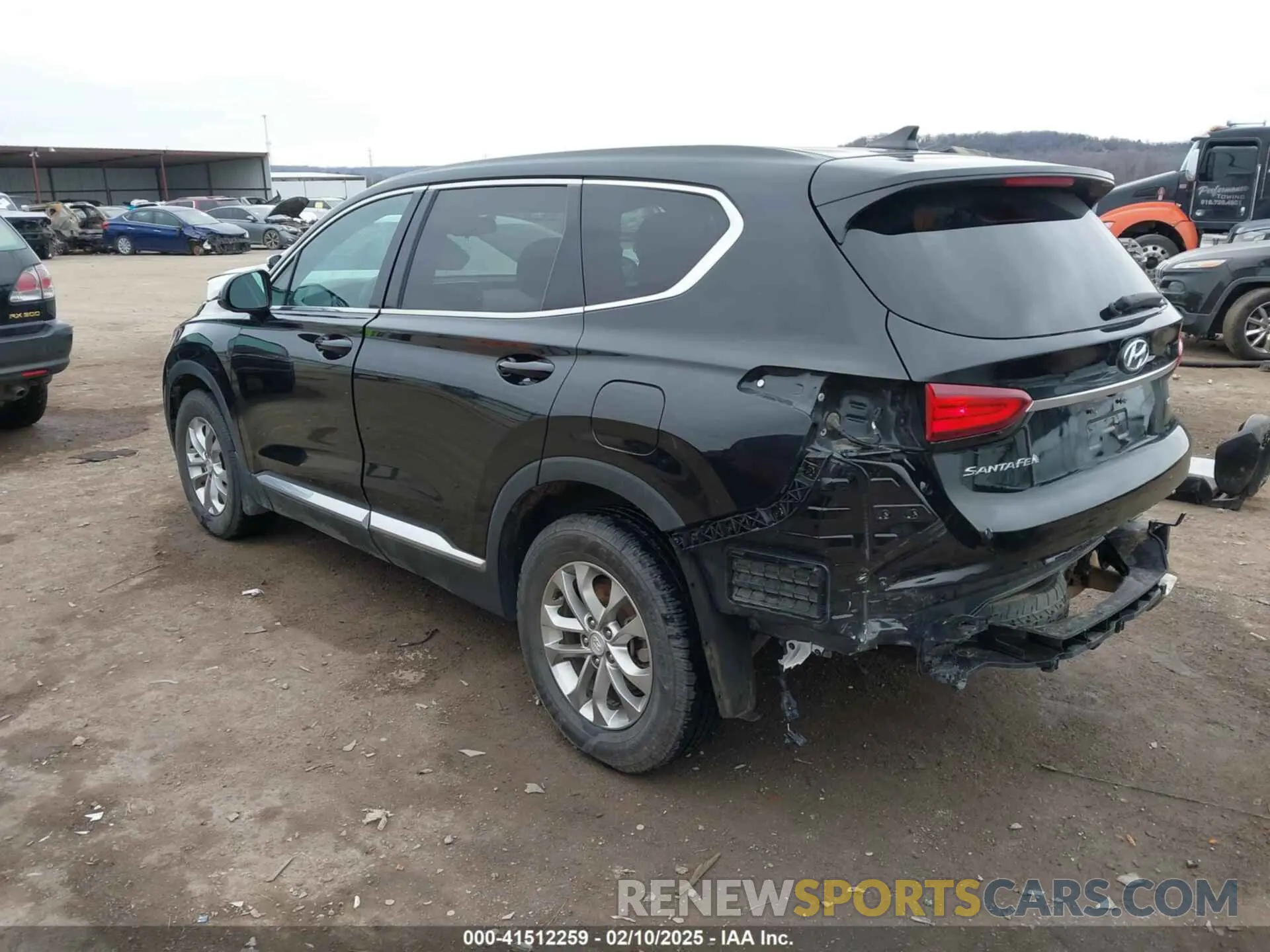 3 Photograph of a damaged car 5NMS3CADXLH238994 HYUNDAI SANTA FE 2020