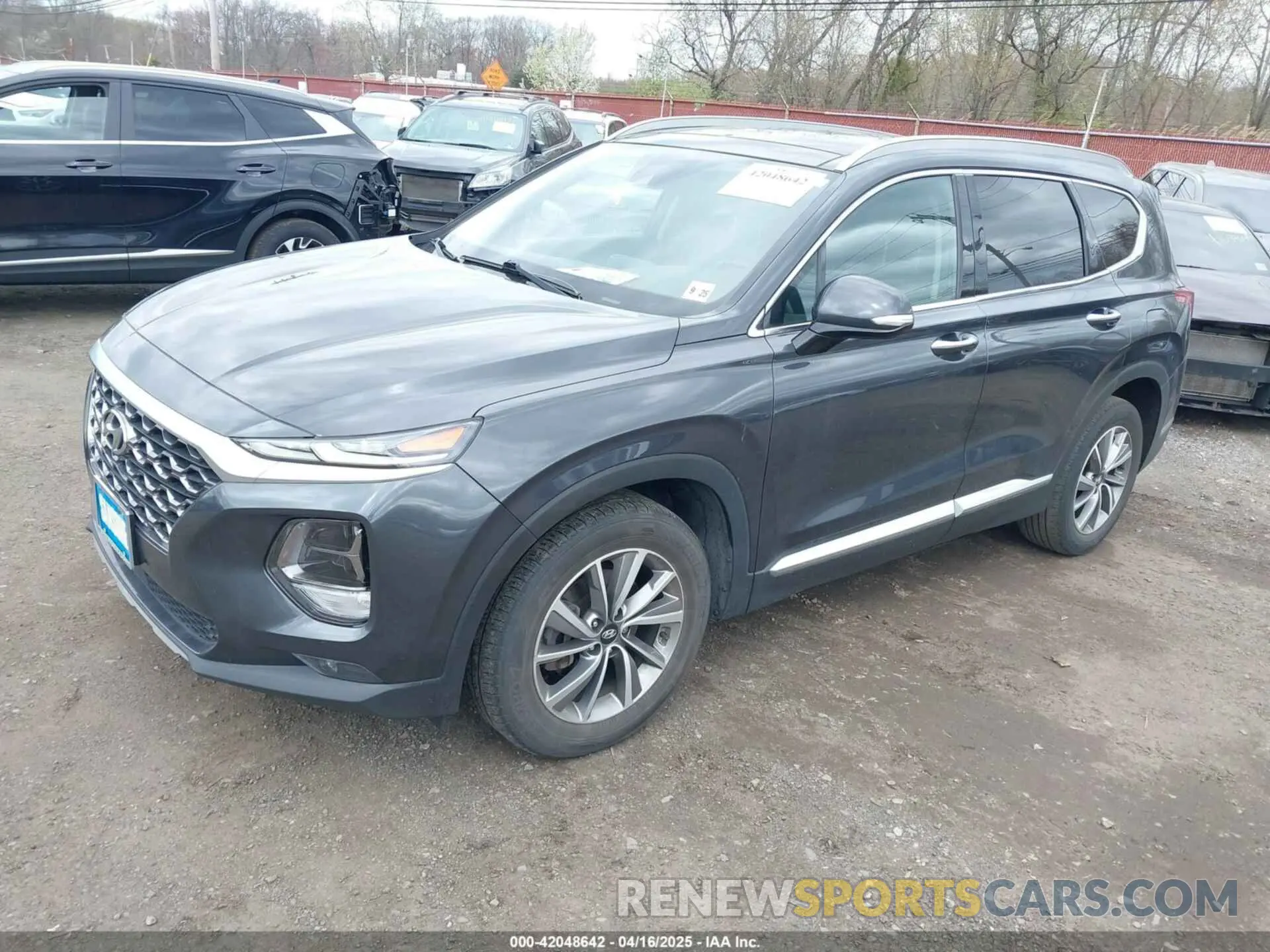 2 Photograph of a damaged car 5NMS3CADXLH247789 HYUNDAI SANTA FE 2020