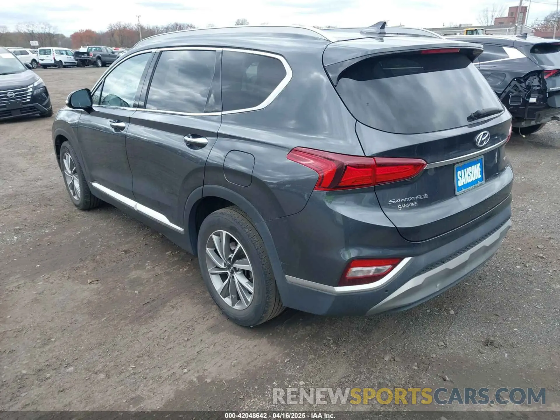 3 Photograph of a damaged car 5NMS3CADXLH247789 HYUNDAI SANTA FE 2020