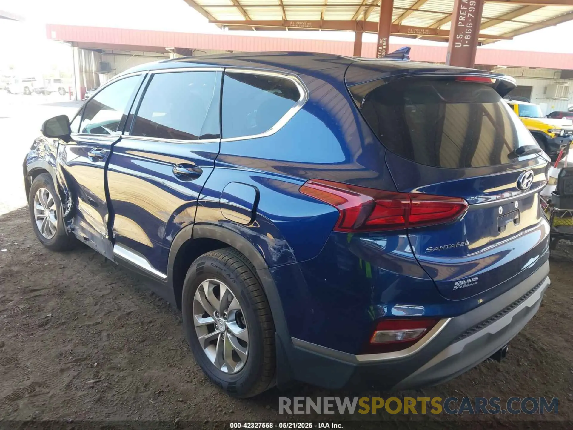 3 Photograph of a damaged car 5NMS3CADXLH271543 HYUNDAI SANTA FE 2020
