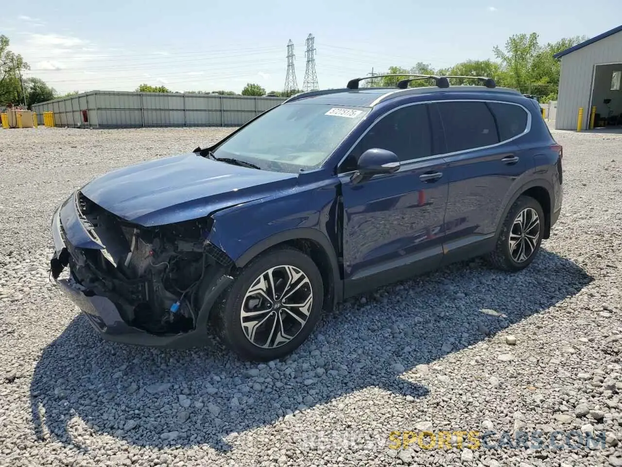 1 Photograph of a damaged car 5NMS53AA0LH224800 HYUNDAI SANTA FE 2020