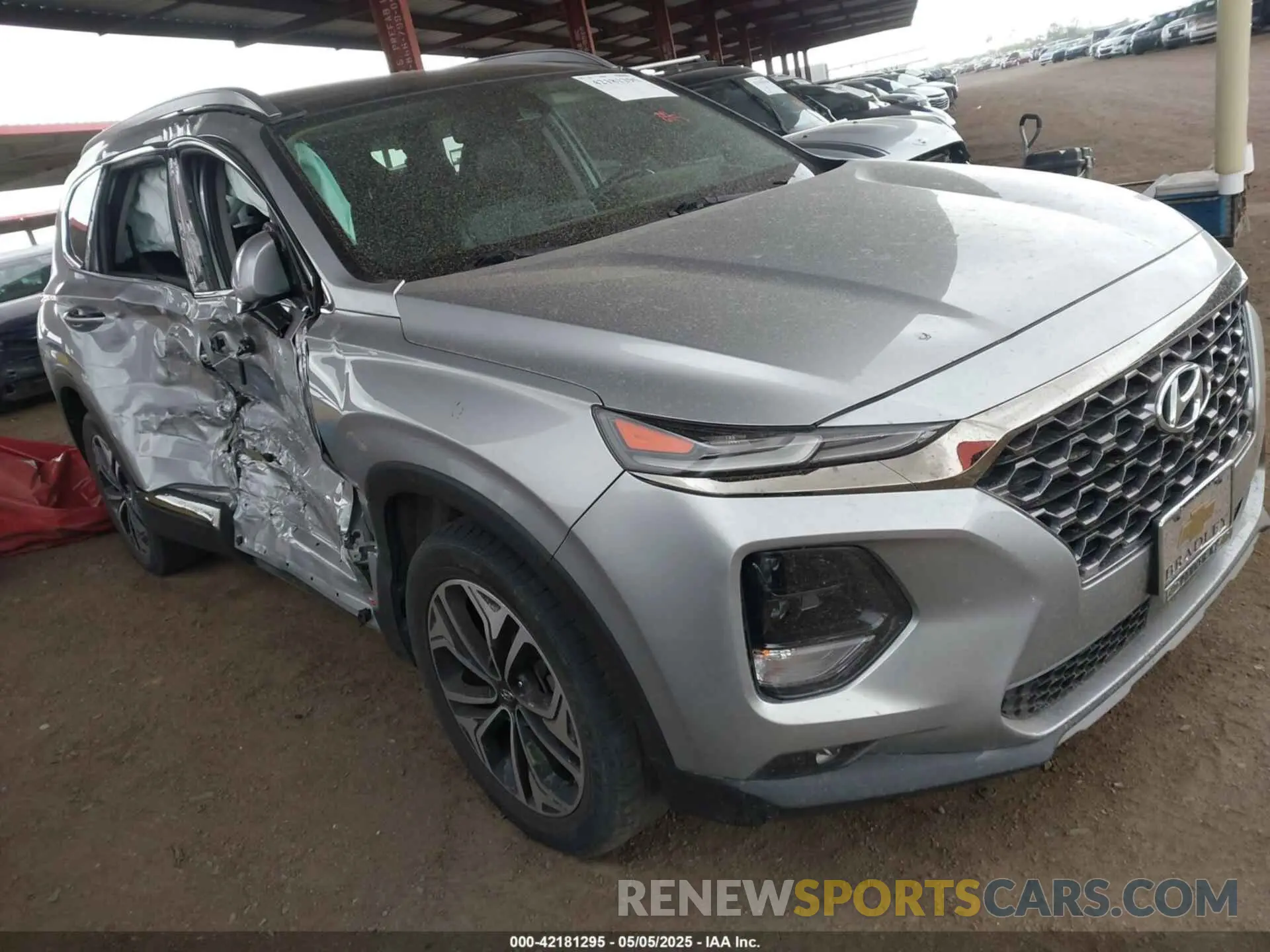 1 Photograph of a damaged car 5NMS53AA1LH220156 HYUNDAI SANTA FE 2020