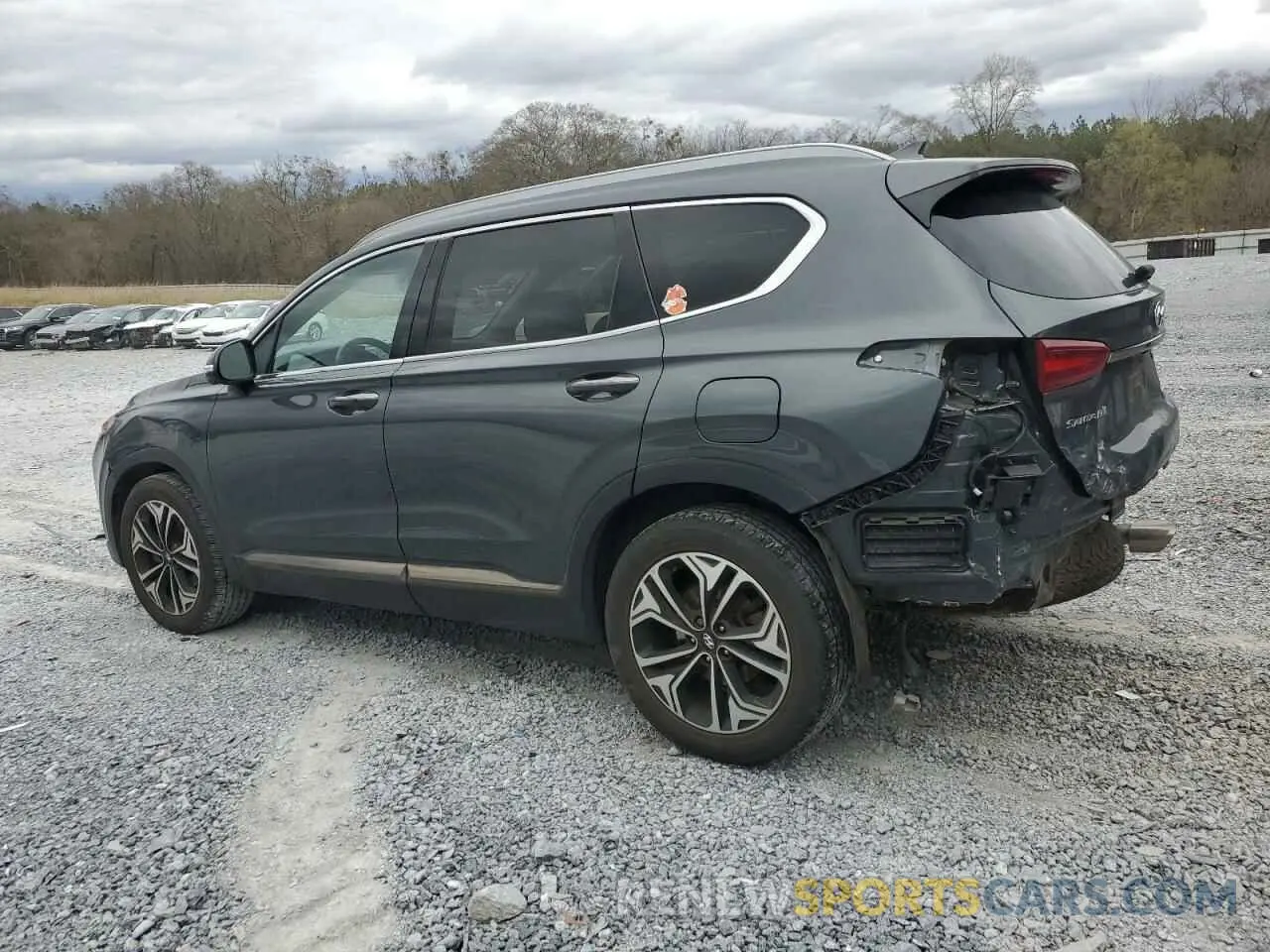 2 Photograph of a damaged car 5NMS53AA3LH225617 HYUNDAI SANTA FE 2020