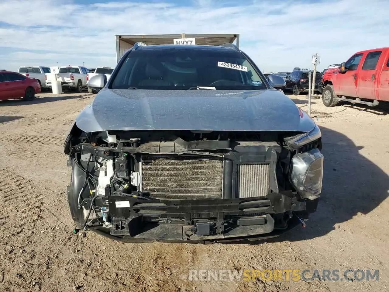 5 Photograph of a damaged car 5NMS53AA4LH184690 HYUNDAI SANTA FE 2020