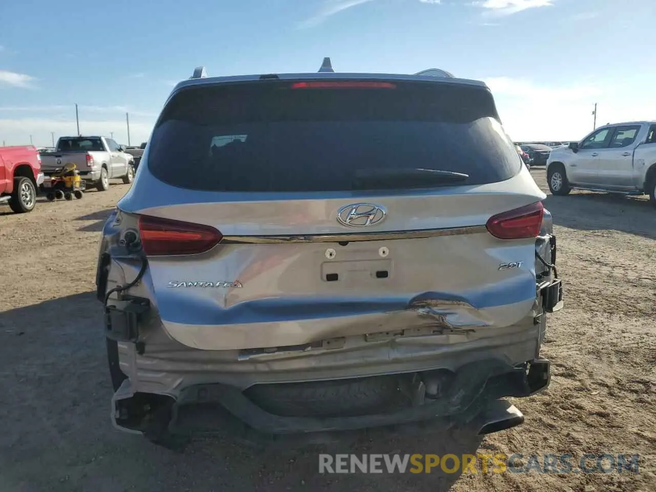 6 Photograph of a damaged car 5NMS53AA4LH184690 HYUNDAI SANTA FE 2020