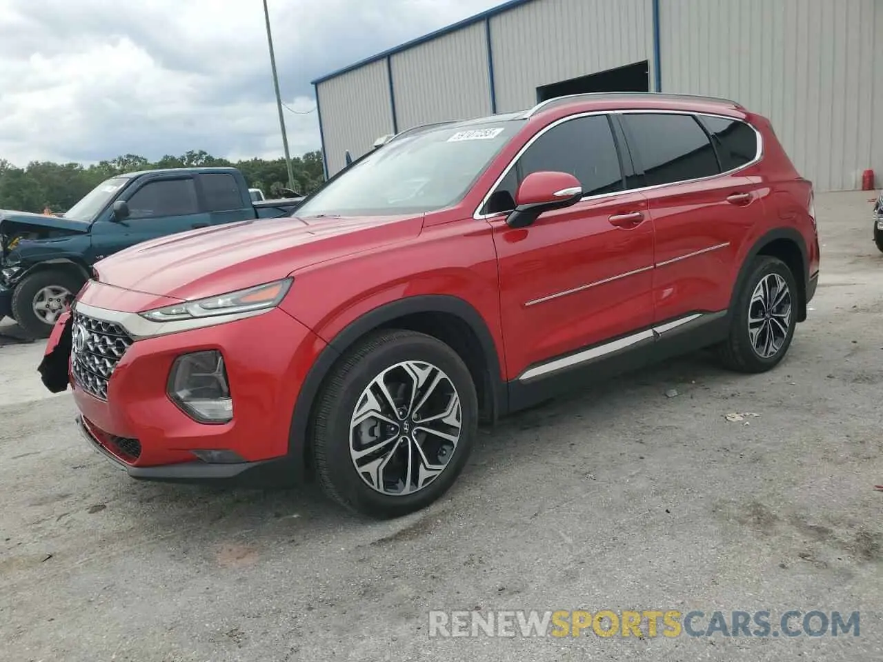 1 Photograph of a damaged car 5NMS53AA4LH184902 HYUNDAI SANTA FE 2020