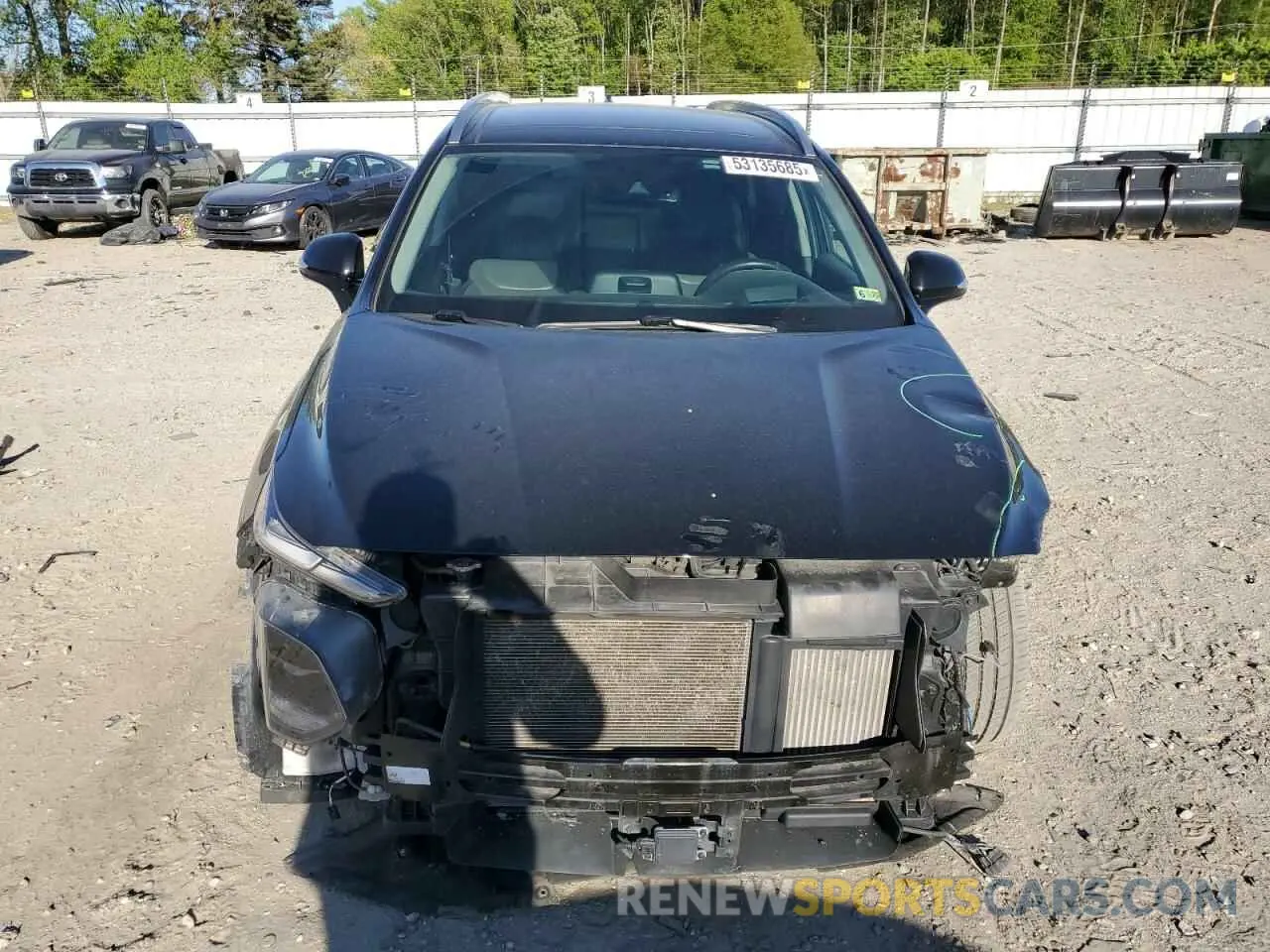 5 Photograph of a damaged car 5NMS53AA5LH286922 HYUNDAI SANTA FE 2020