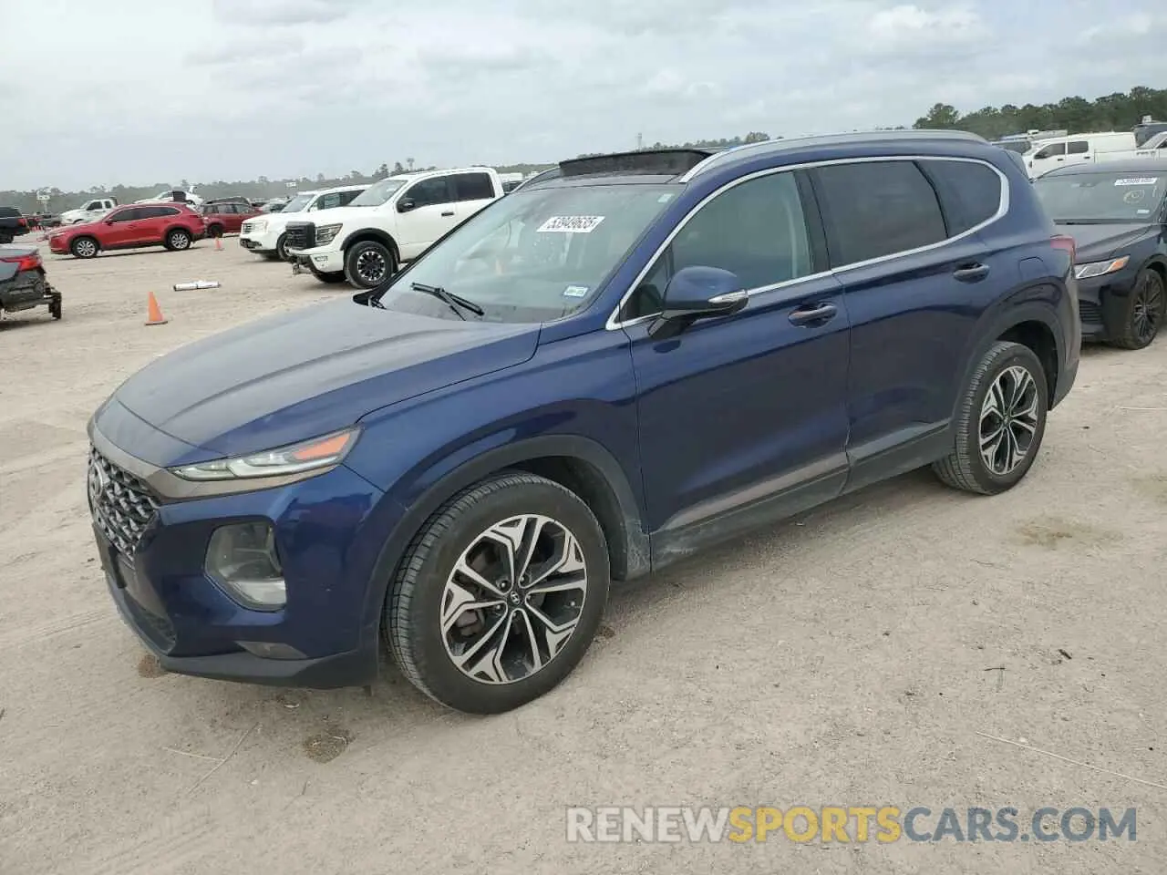 1 Photograph of a damaged car 5NMS53AA6LH225501 HYUNDAI SANTA FE 2020