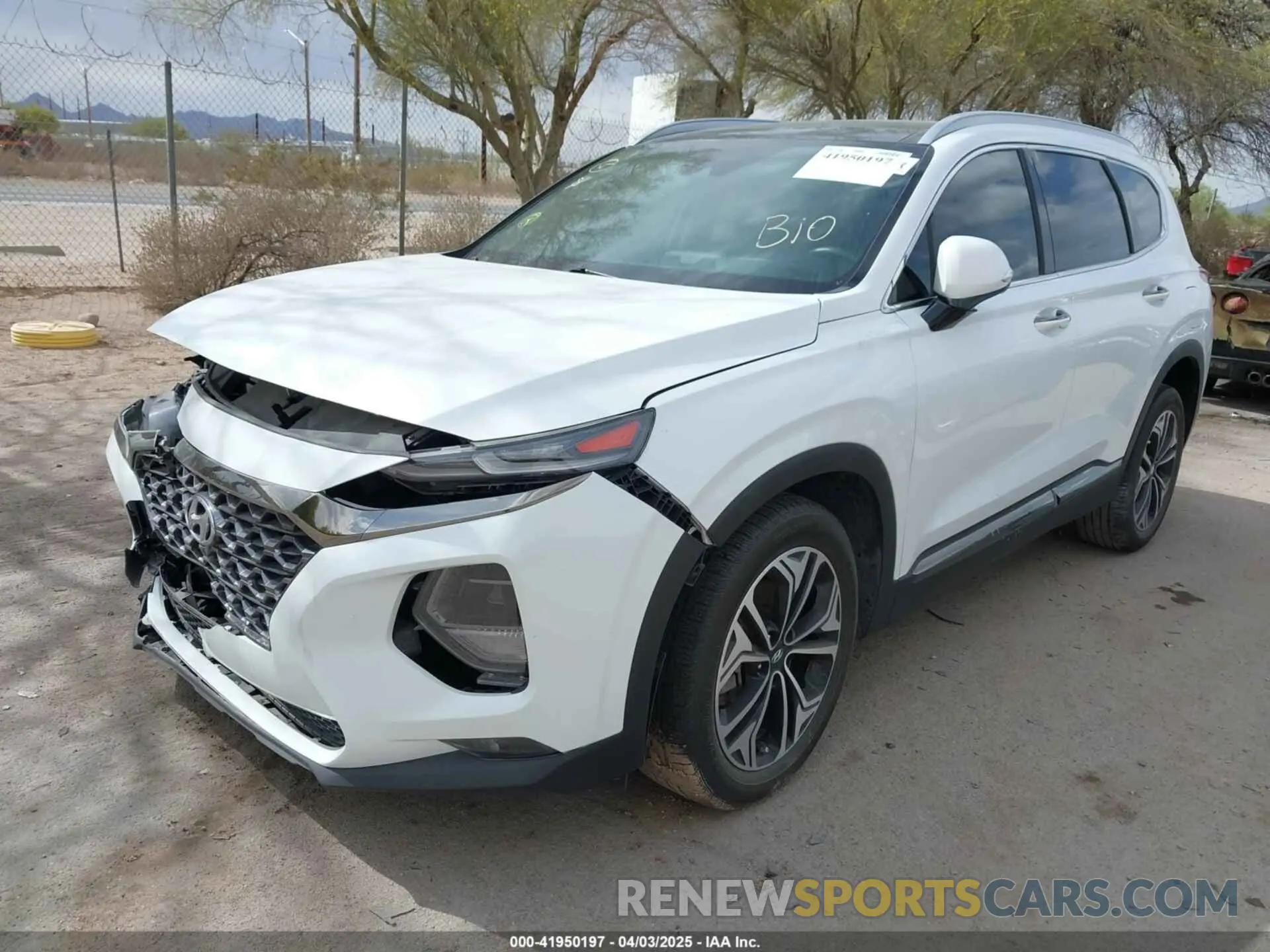2 Photograph of a damaged car 5NMS53AA7LH289014 HYUNDAI SANTA FE 2020